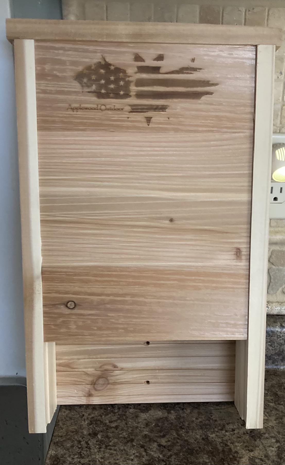 Made in USA Premium-Grade Red Cedar Single-Chamber Bat Box, Easy-to-Install - Applewood Outdoor customer photo 1