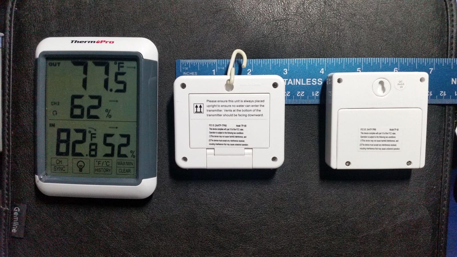 TempPro TempAir Indoor Outdoor Thermometer Digital Wireless Hygrometer | Temperature Humidity Monitor with Jumbo Touchscreen and Backlight Humidity Gauge,LCD customer photo 2