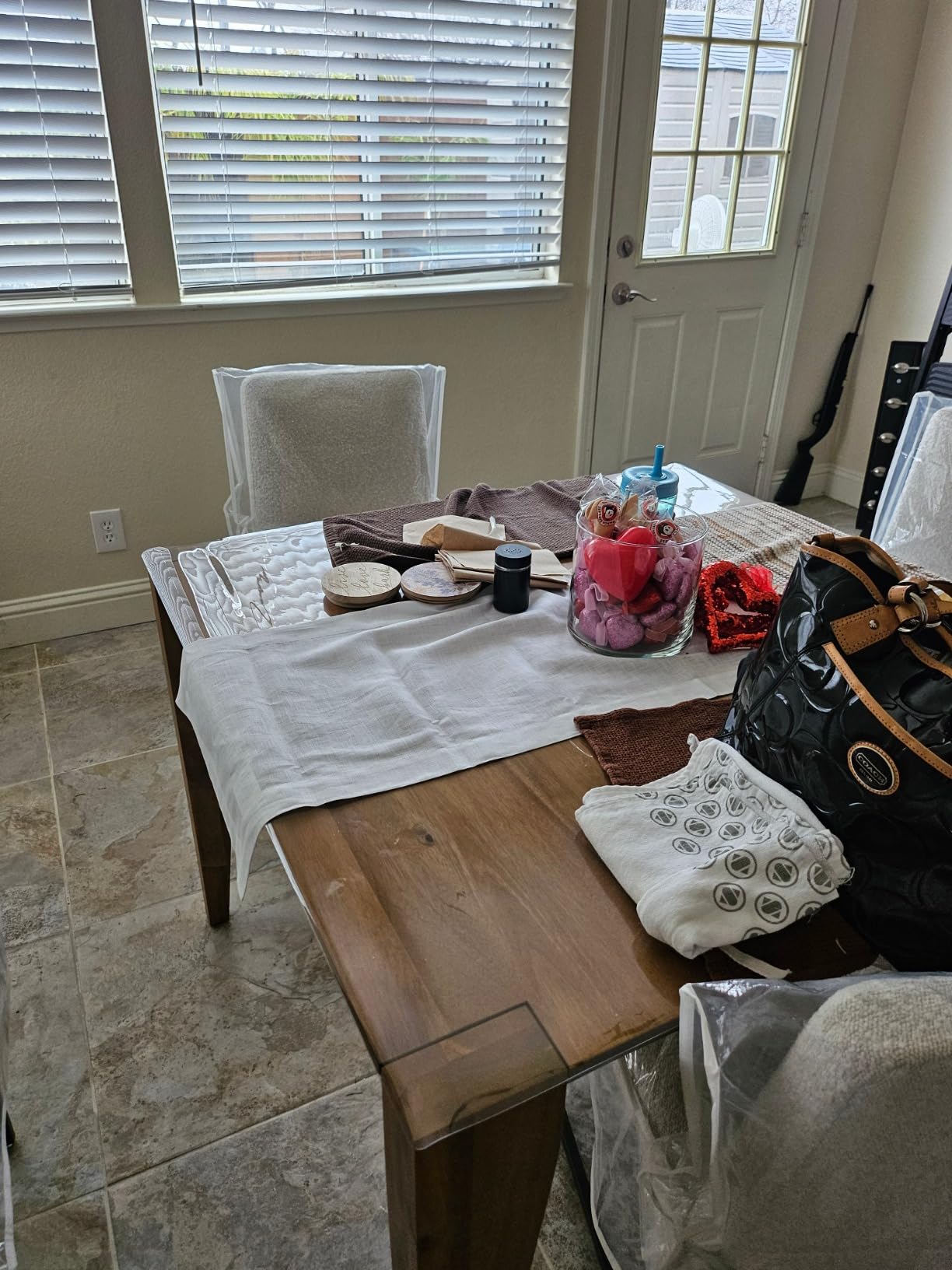 Solino Home 100% Pure Linen Dining Table Runner Natural, Fete 14 x 90 in | Table Runners for dining, hallway and console table styling | neatly mitered corners, artisan crafted | OEKO-TEX Certified customer photo 1