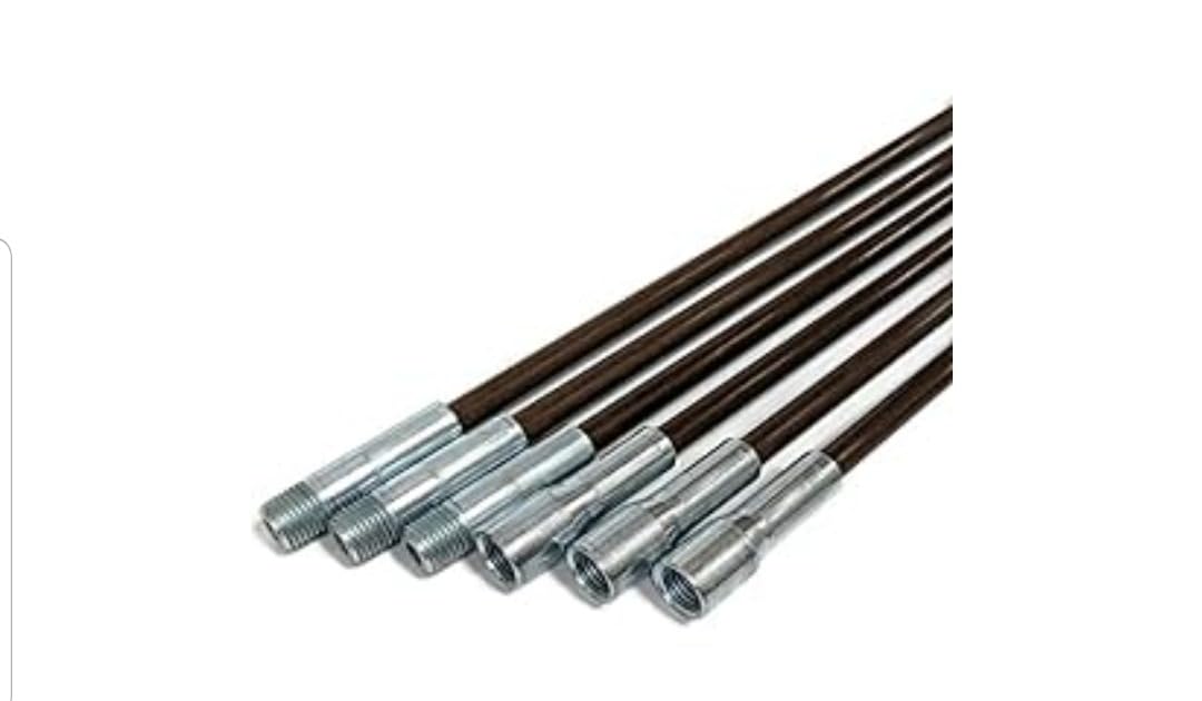 Midwest Hearth Fiberglass Chimney Rod Kit (18-Foot) Brown customer photo 1