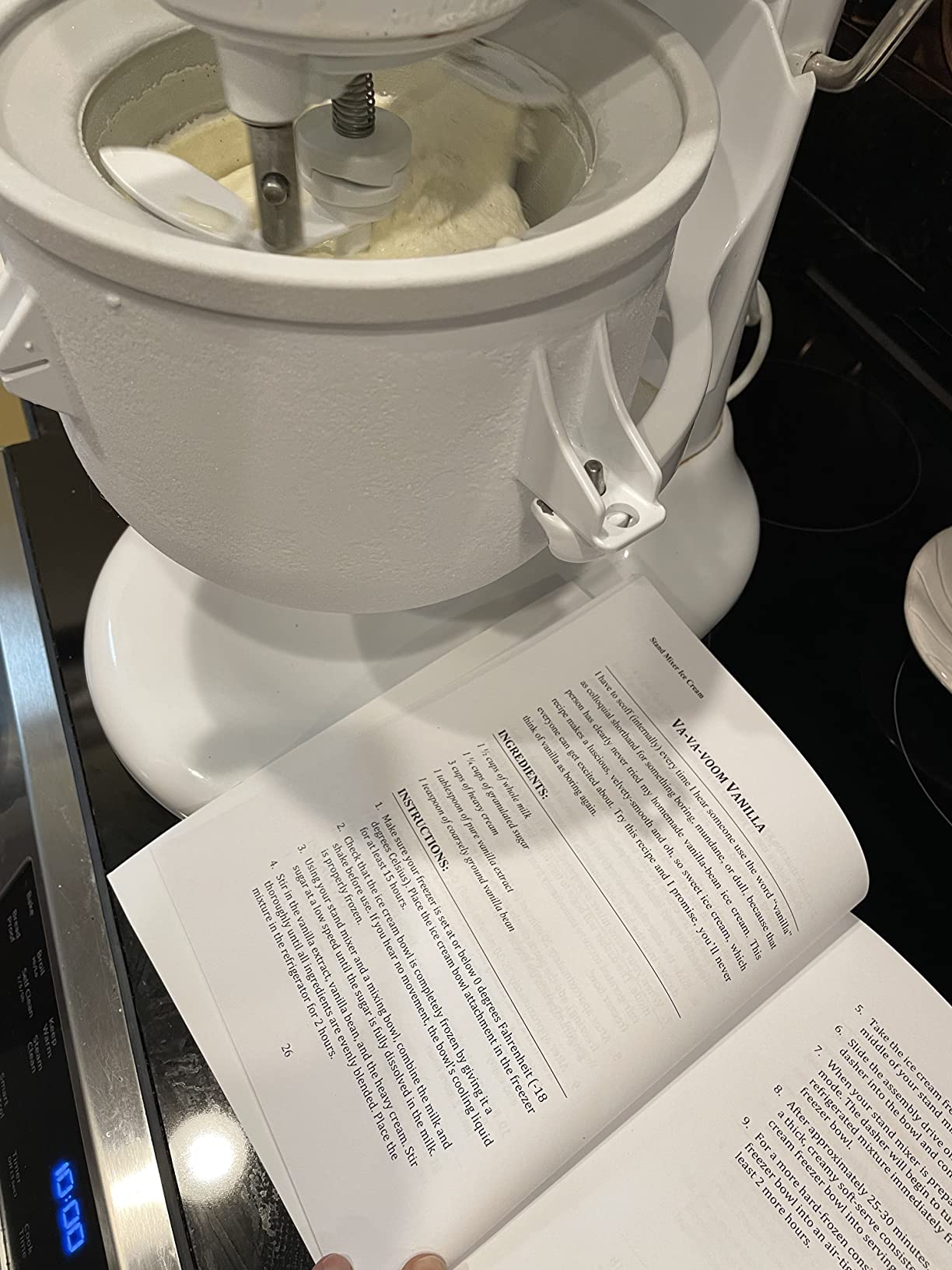 KitchenAid KSMDRTVICE3 2-Quart Ice Cream Maker & Flex Edge Beater Package Stand Mixer Attachments customer photo 1