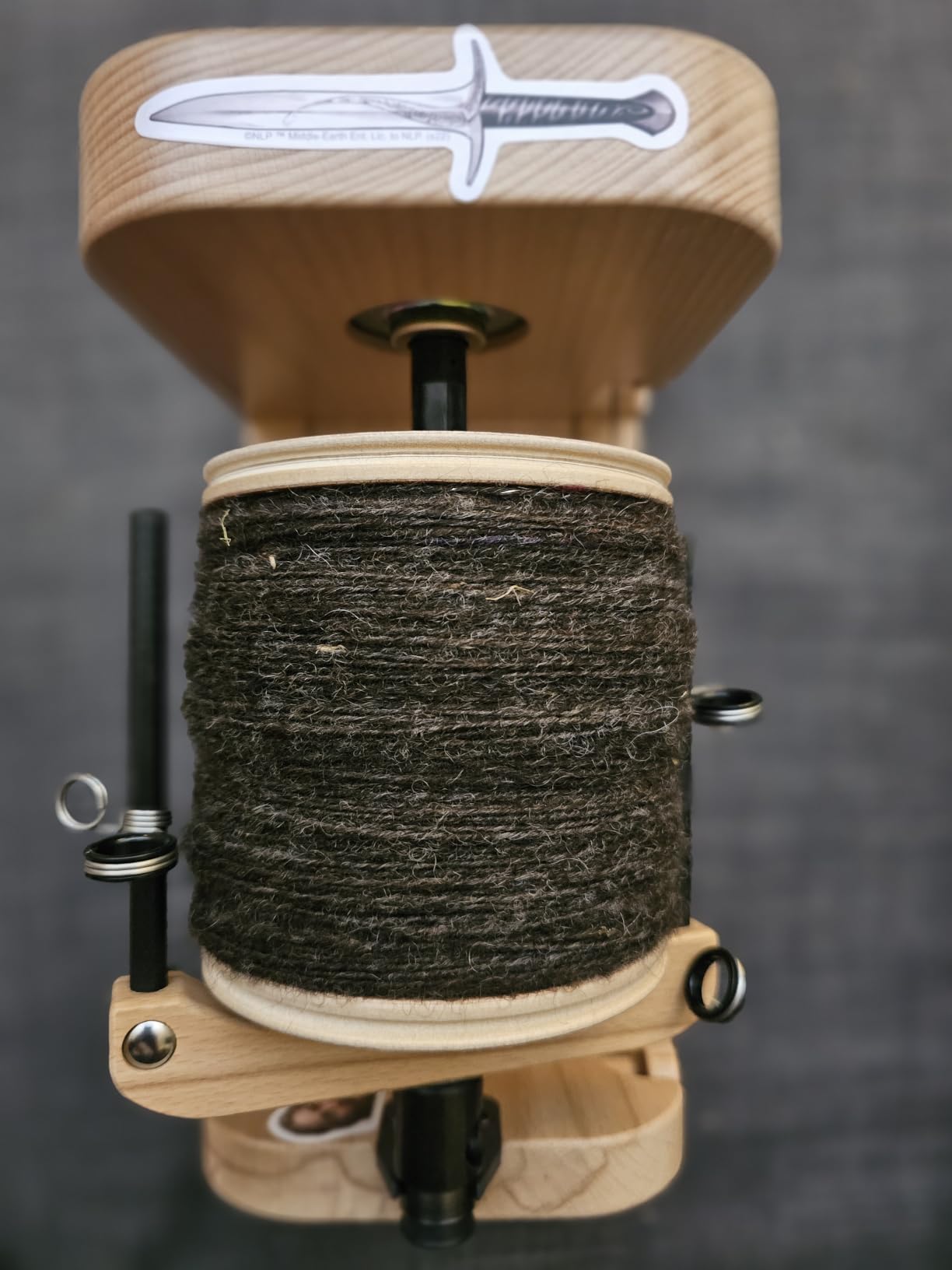 Ashford E-Spinner 3 - Electric Yarn Spinner Lacquered customer photo 2