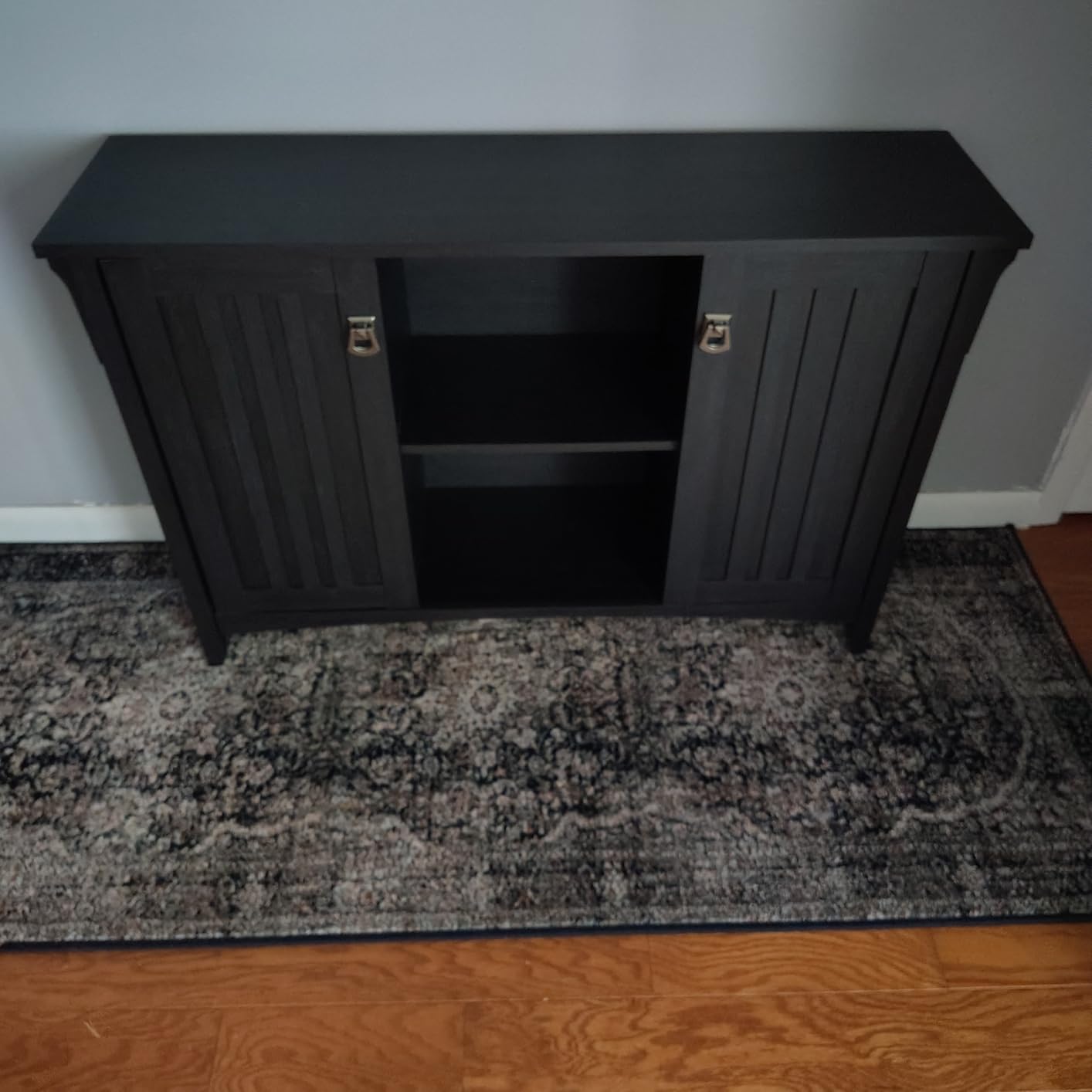 Bush Home Salinas Accent Storage Cabinet with Doors in Vintage Black customer photo 1