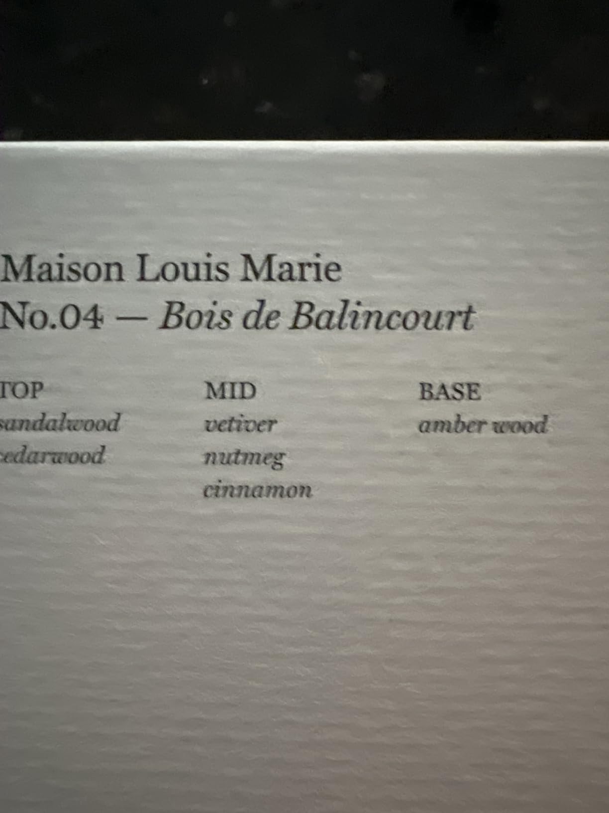 Maison Louis Marie - No.04 Bois de Balincourt Soy Wax Candle | Luxury Fragrances for a Modern World (8.5 oz | 240 g) customer photo 1