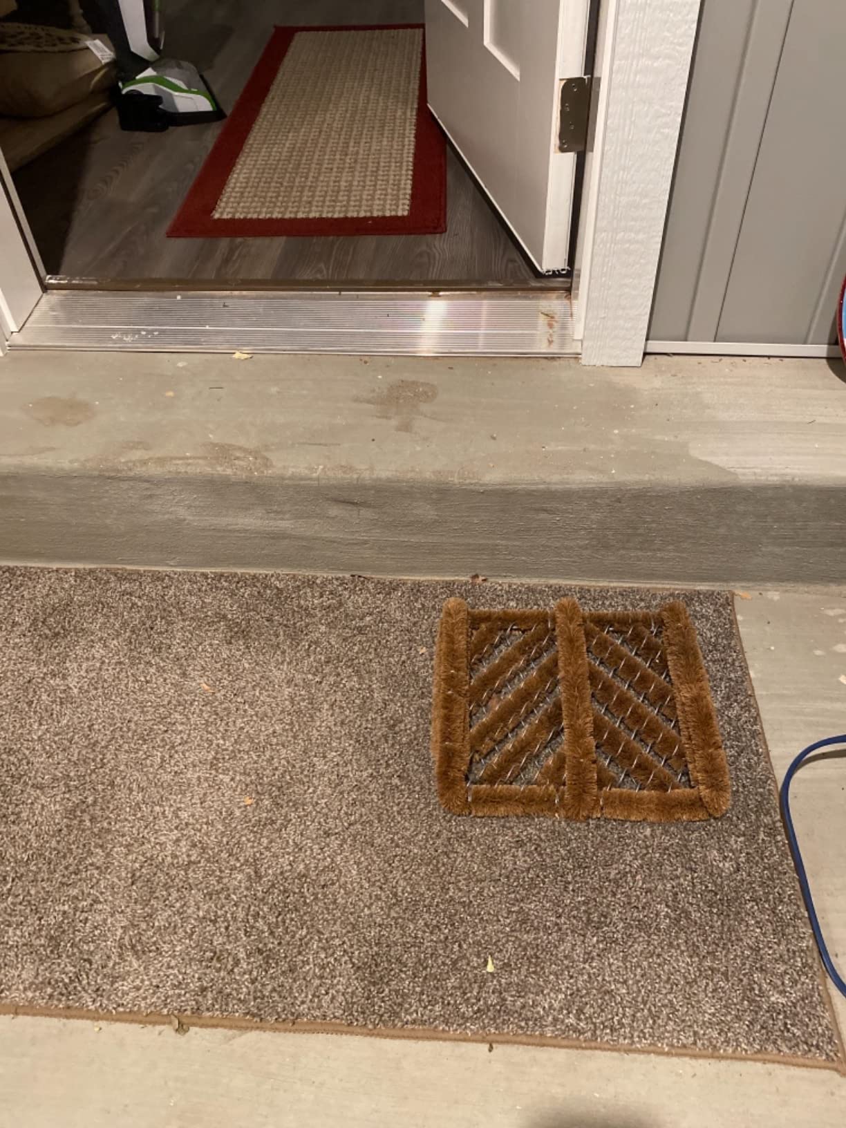NINAMAR Natural Coir Boot Scraper Door Mat - 13 x 12 inch customer photo 1