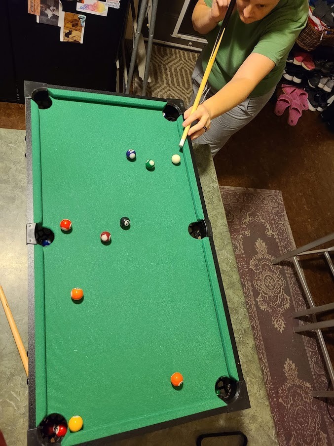 Best Choice Products 4-in-1 Multi Game Table, Childrens Combination Arcade Set w/Pool Billiards, Air Hockey, Foosball and Table Tennis customer photo 2