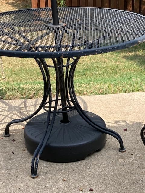Best Choice Products Fillable Umbrella Base Stand Round Sunburst Plastic Patio Umbrella Base Stand, Pole Holder for Outdoor, Lawn w/ 55lbs Weight Capacity, Adjustment Knob customer photo 2