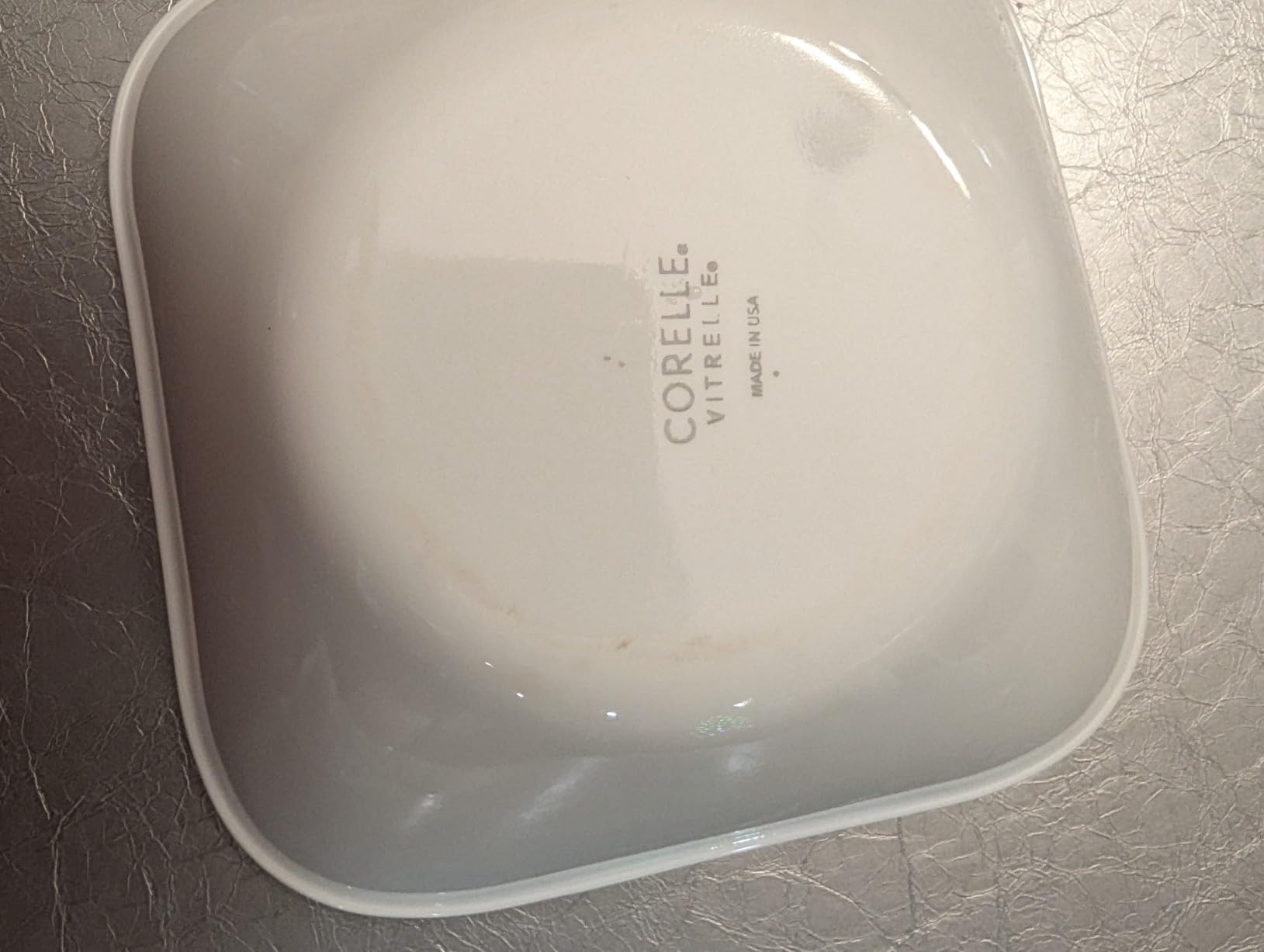 Corelle Vitrelle 18-Piece Service for 6 Dinnerware Set Triple Layer Glass and Chip Resistant, Lightweight Square Plates and Bowls Set, Timber Shadows customer photo 2