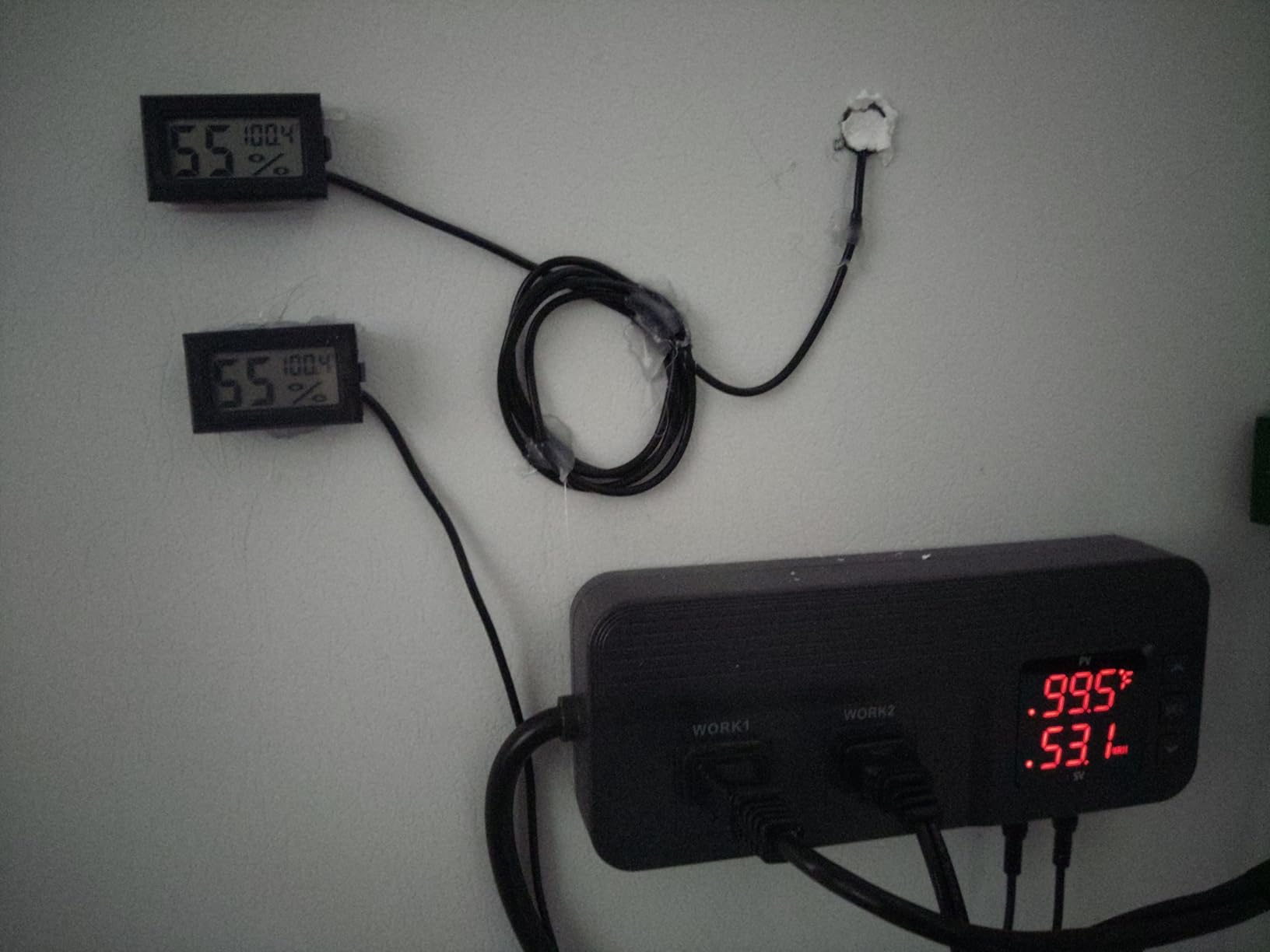 Inkbird Temperature and Humidity Controller ITC-608T Pre-Wired Dual Stage Thermostat 120VAC 15A 1800W ETL Listed Mushroom Greenhouse Homebrew customer photo 1