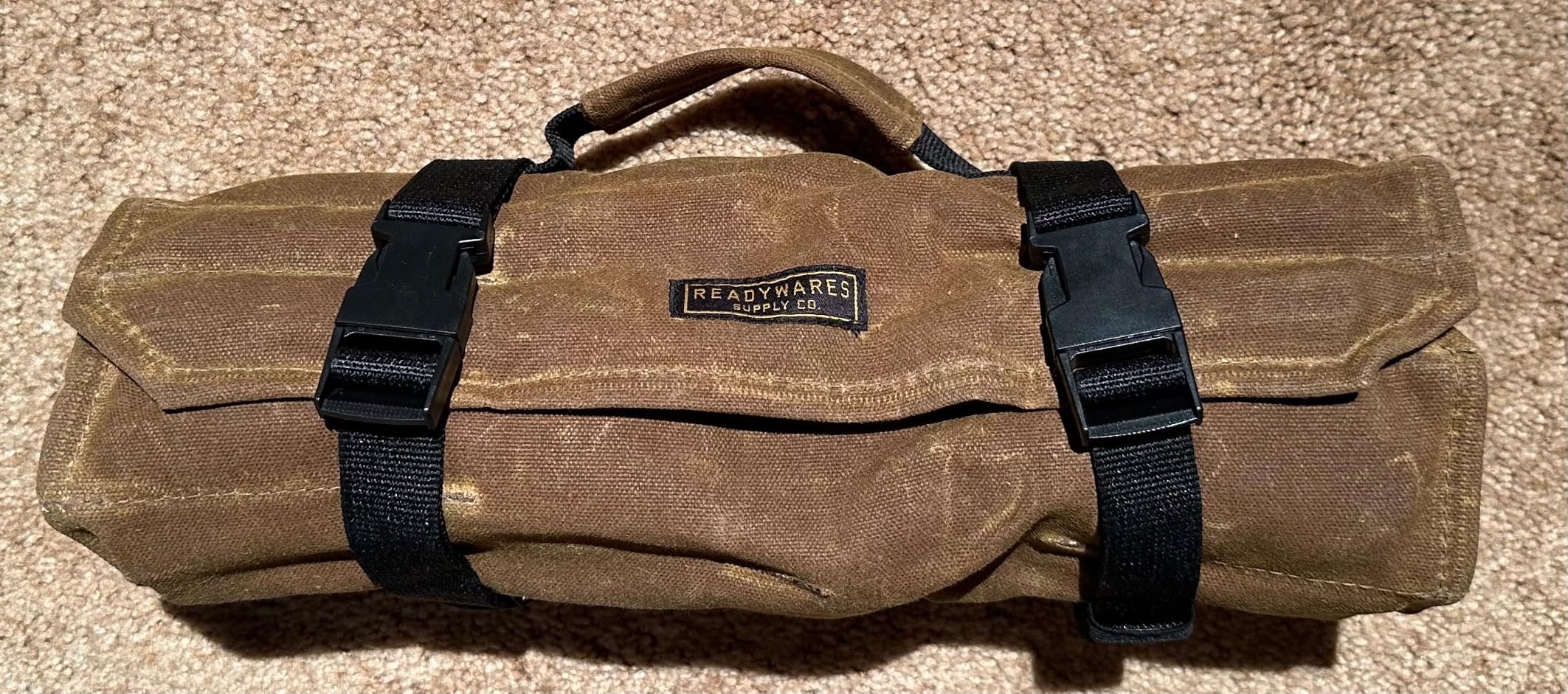 Readywares Tool Roll Bag | Waxed Canvas Tool Organizer, 18 Pockets customer photo 1