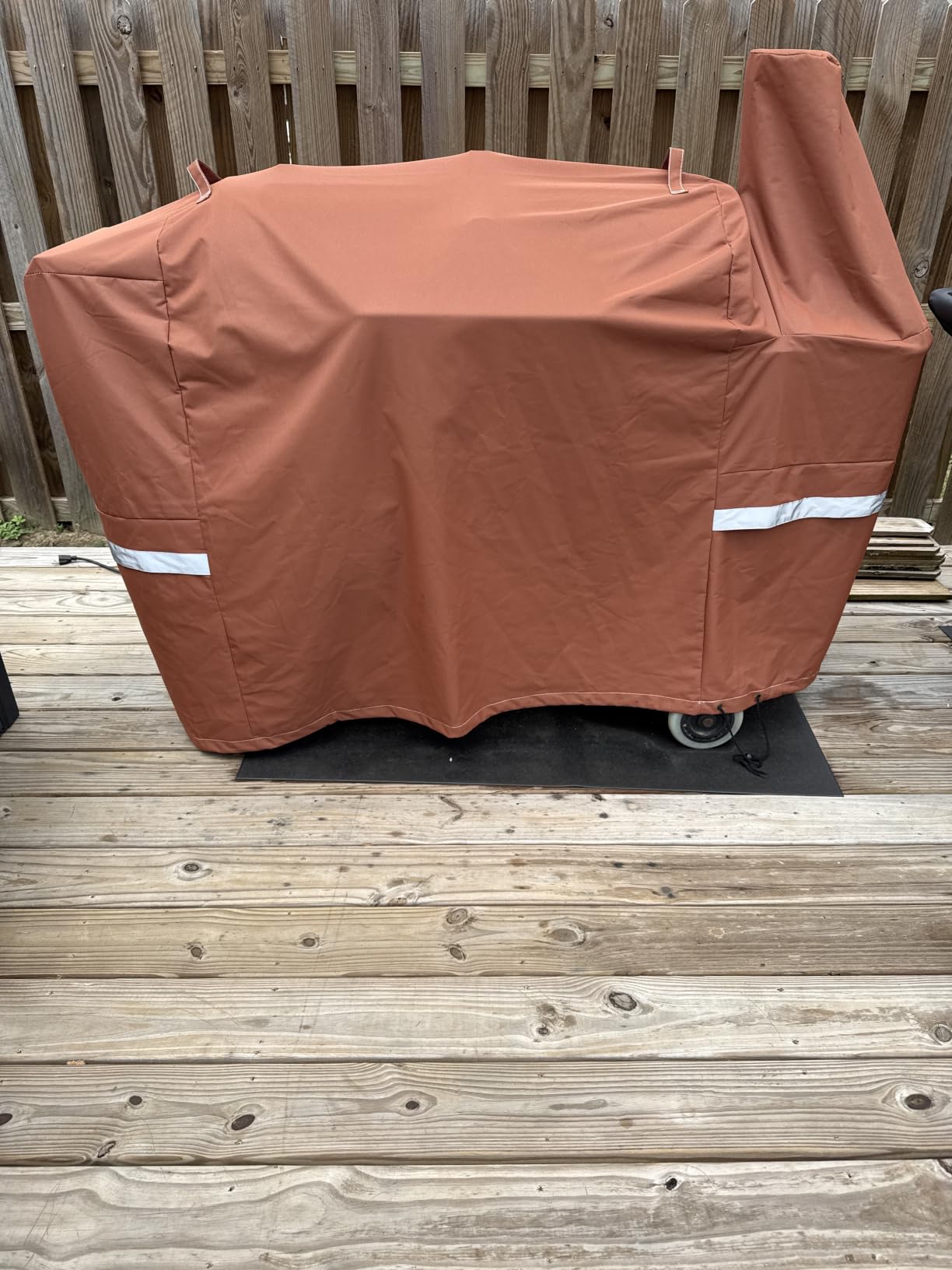 QuliMetal Grill Cover for Traeger Pro 34/780 Series | 600D Heavy Duty Waterproof Smoker Cover Grill for Texas,Z Grills,BAC380 Full-Length Grill Cover Grill Accessory customer photo 1