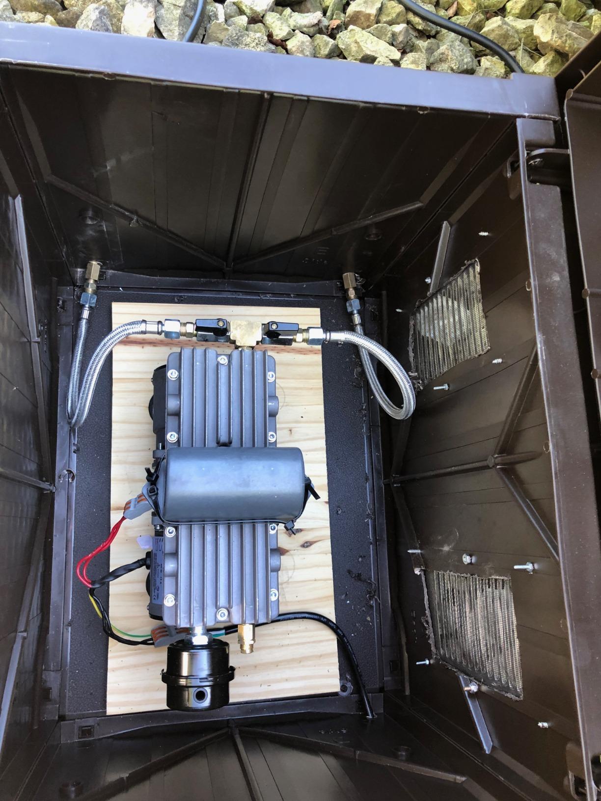 PAS20 Pond & Lake Aeration System for Up to 3 Acre, 3/4 HP Compressor + Two 100' Weighted Tubing + 2 Diffusers customer photo 1