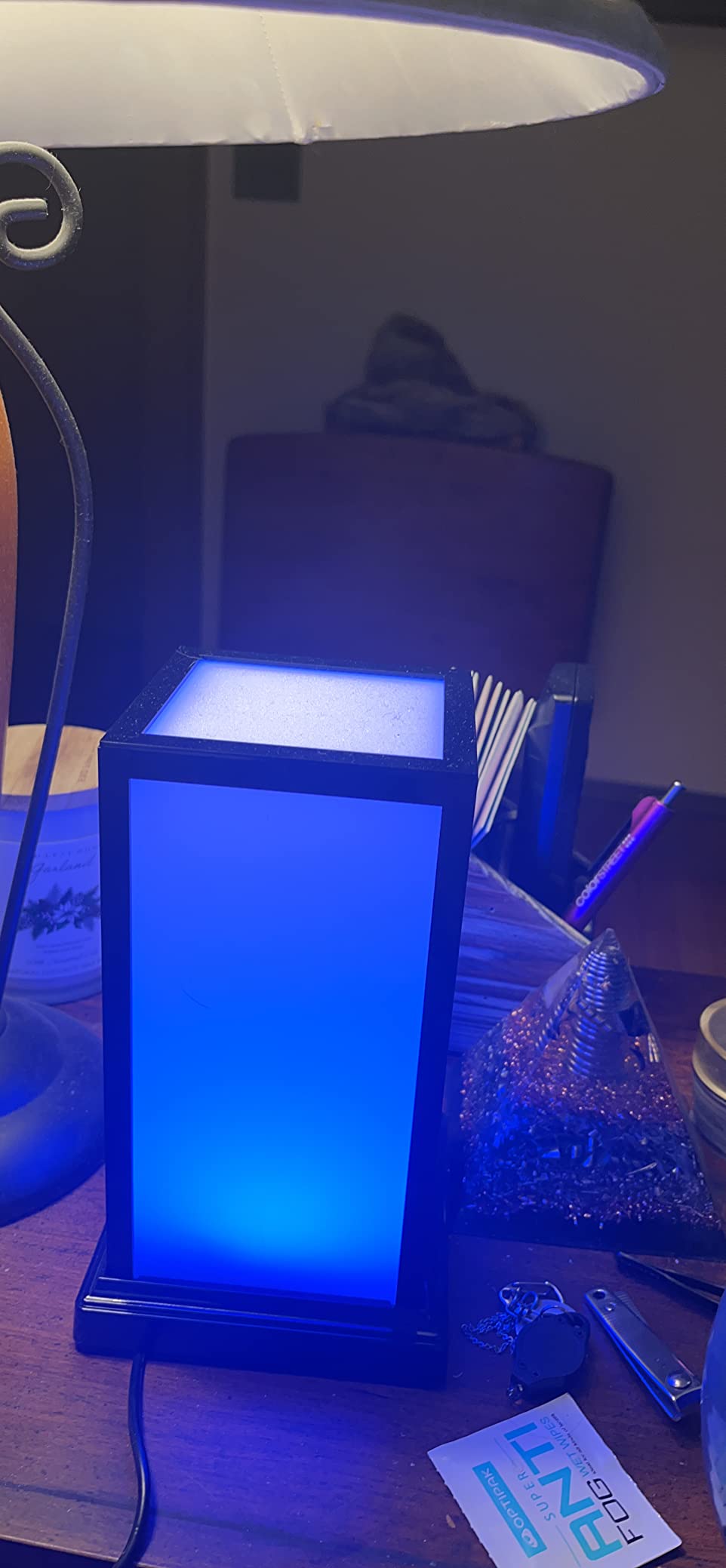 Friendship Lamp by Filimin Modern - Best Friend Lamps Wi-Fi Touch Lamp LED Light for Long-Distance, Connection, Relationship, Friendship, Gifts, Love, 200+ Colors, App Setup - Single customer photo 1