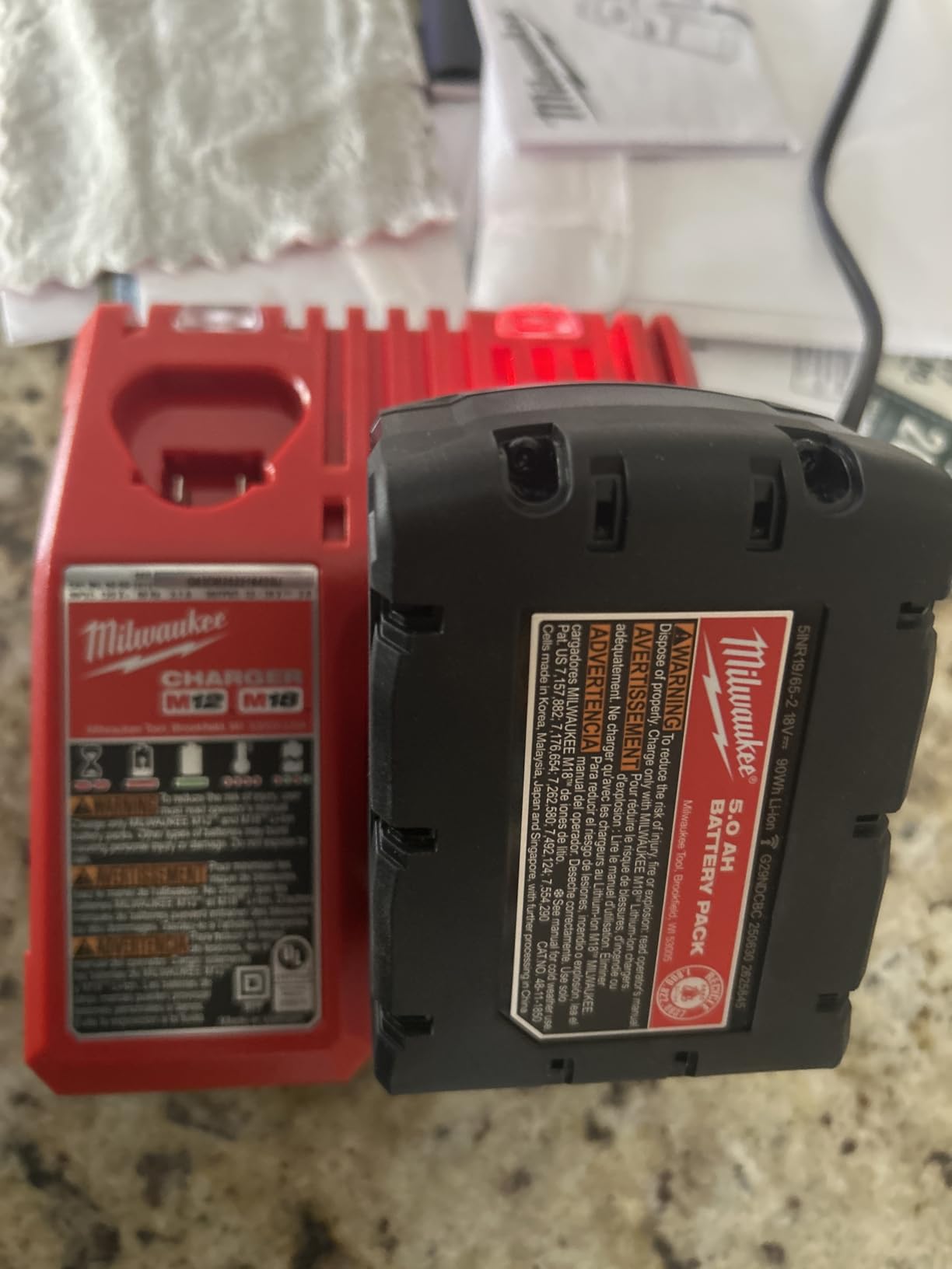 Milwaukee M18 5.0 BATTERY 2PK STARTER KIT customer photo 1