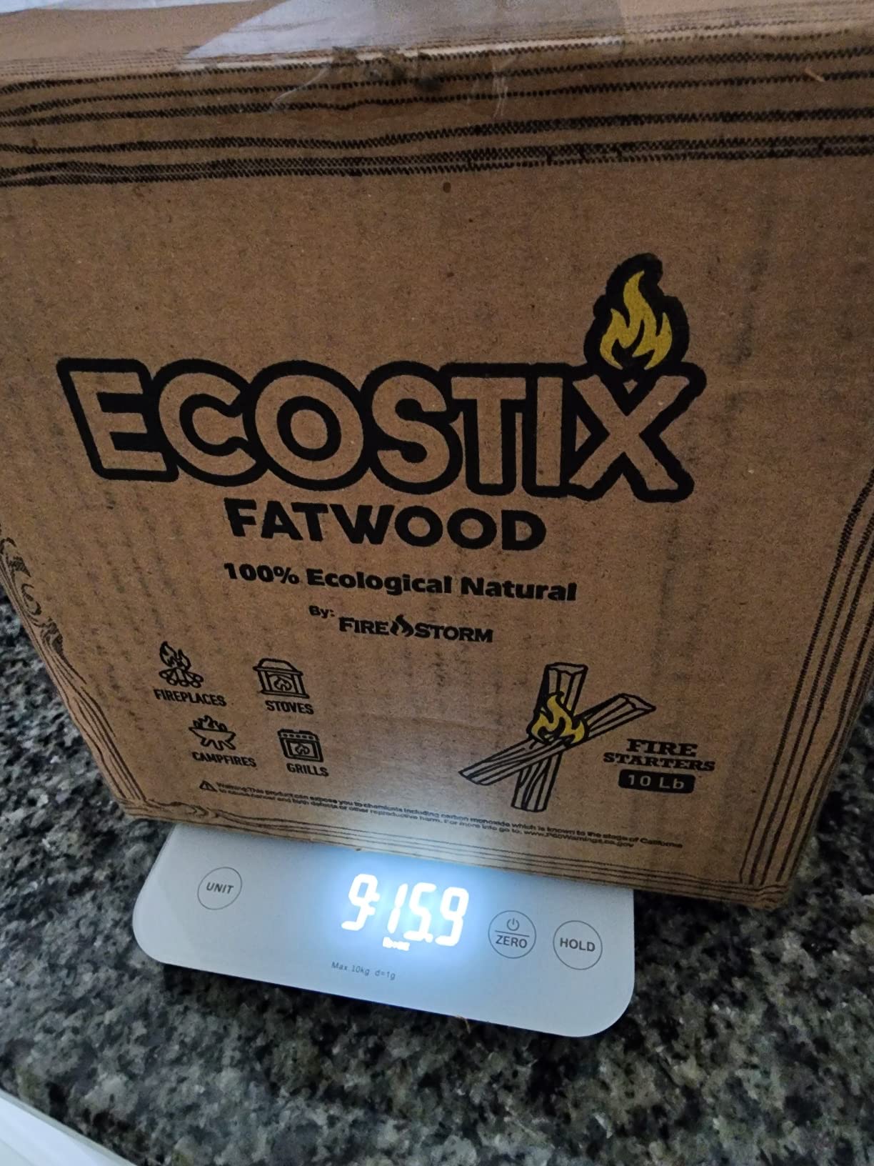 Eco-Stix Fatwood Fire Starter Kindling Firewood Sticks Bulk Packaged Firestarters 100% All Natural Resin Ocote Pine 10 Lbs customer photo 1