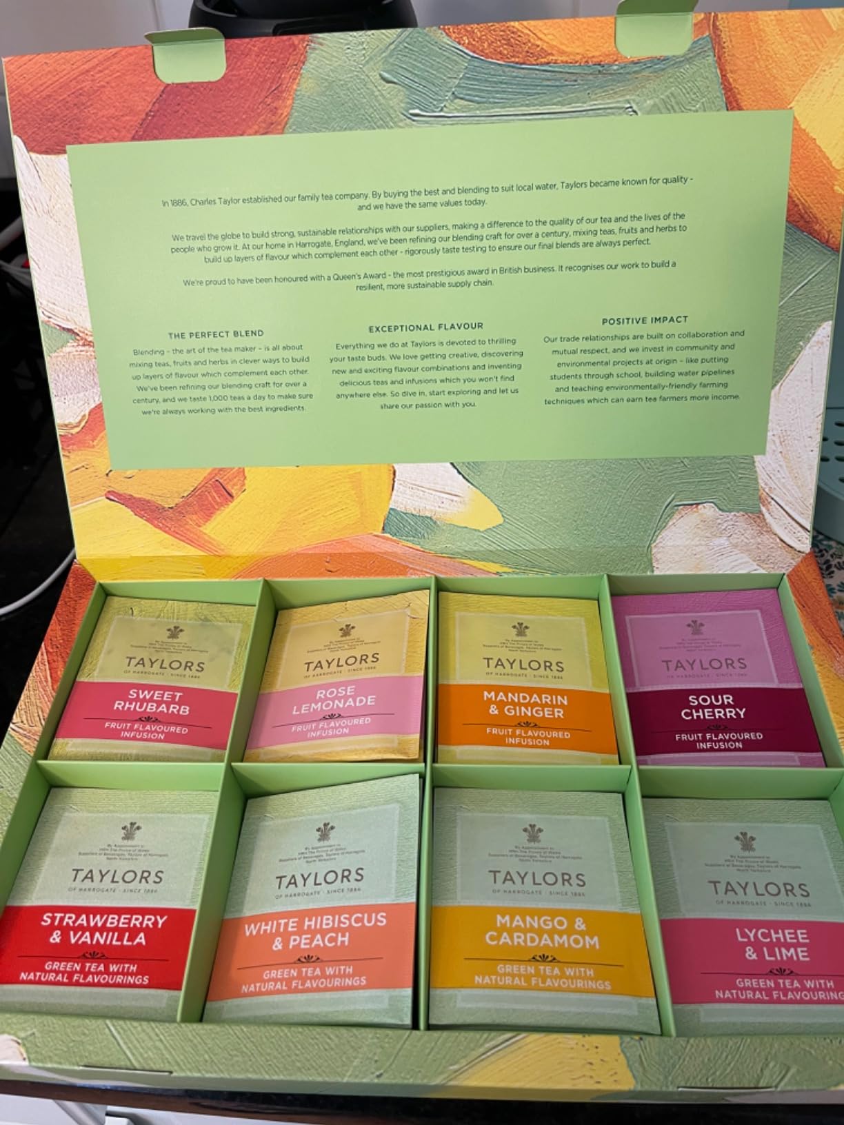 Taylors of Harrogate Green & Herbal Tea Sampler Gift Box, 48ct customer photo 1