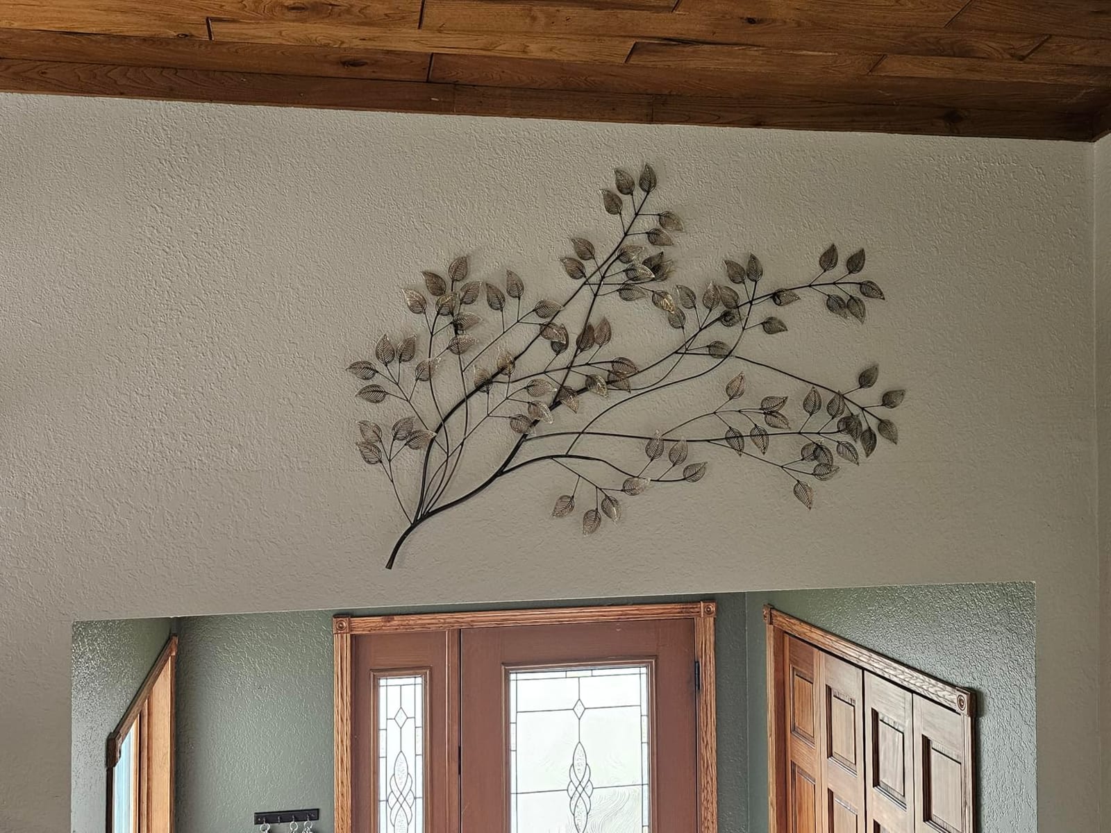 Touch of Class Branches at Sunrise Wall Sculpture Copper - Handcrafted Metal Artwork - Large Hanging Branches Sculptures for Bedroom, Bathroom, Foyer - 48 Inches Wide customer photo 2