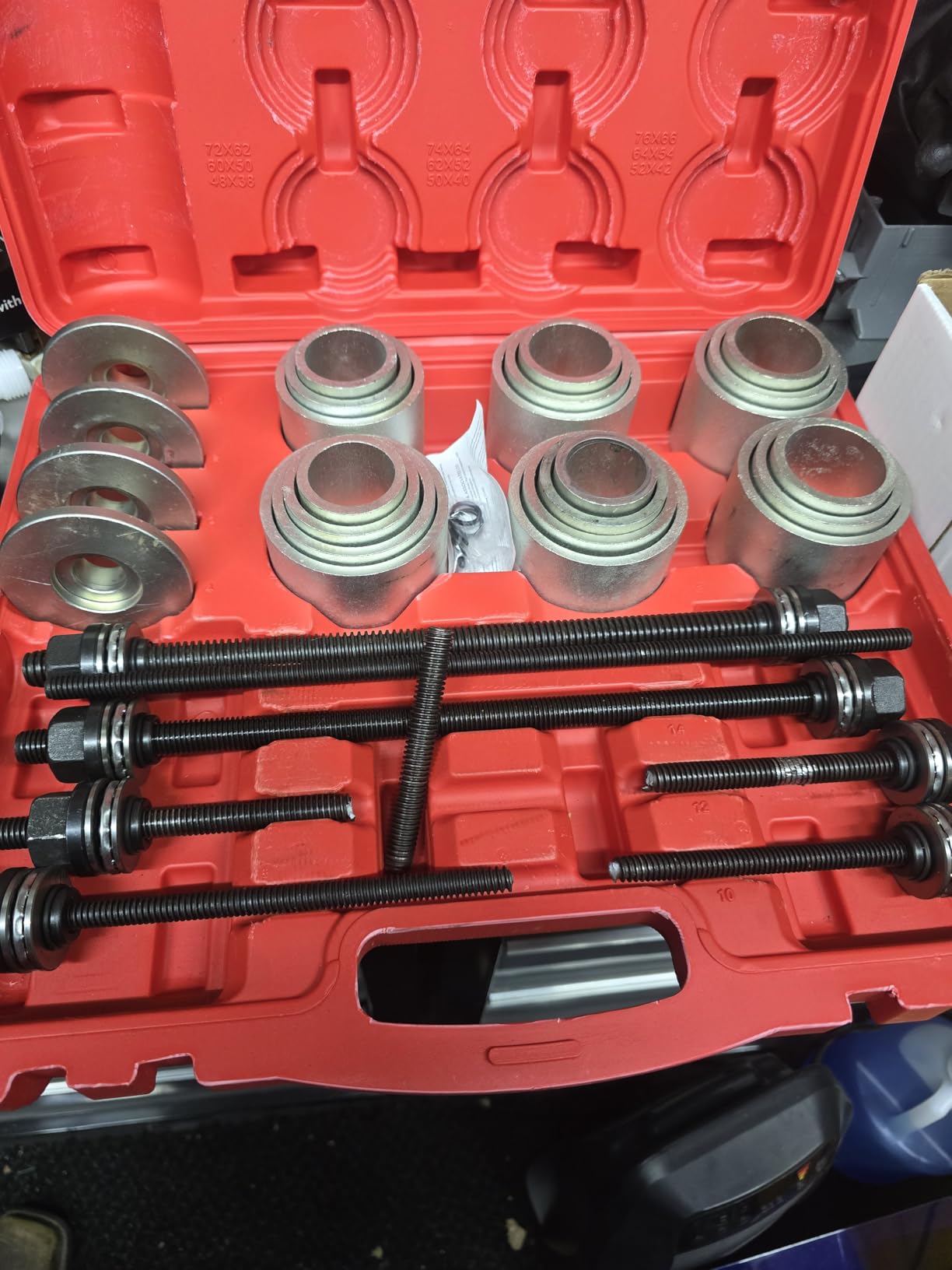 DAYUAN 28Pcs Pull and Press Sleeve Kit Remove Bushes Bearings Seals customer photo 2