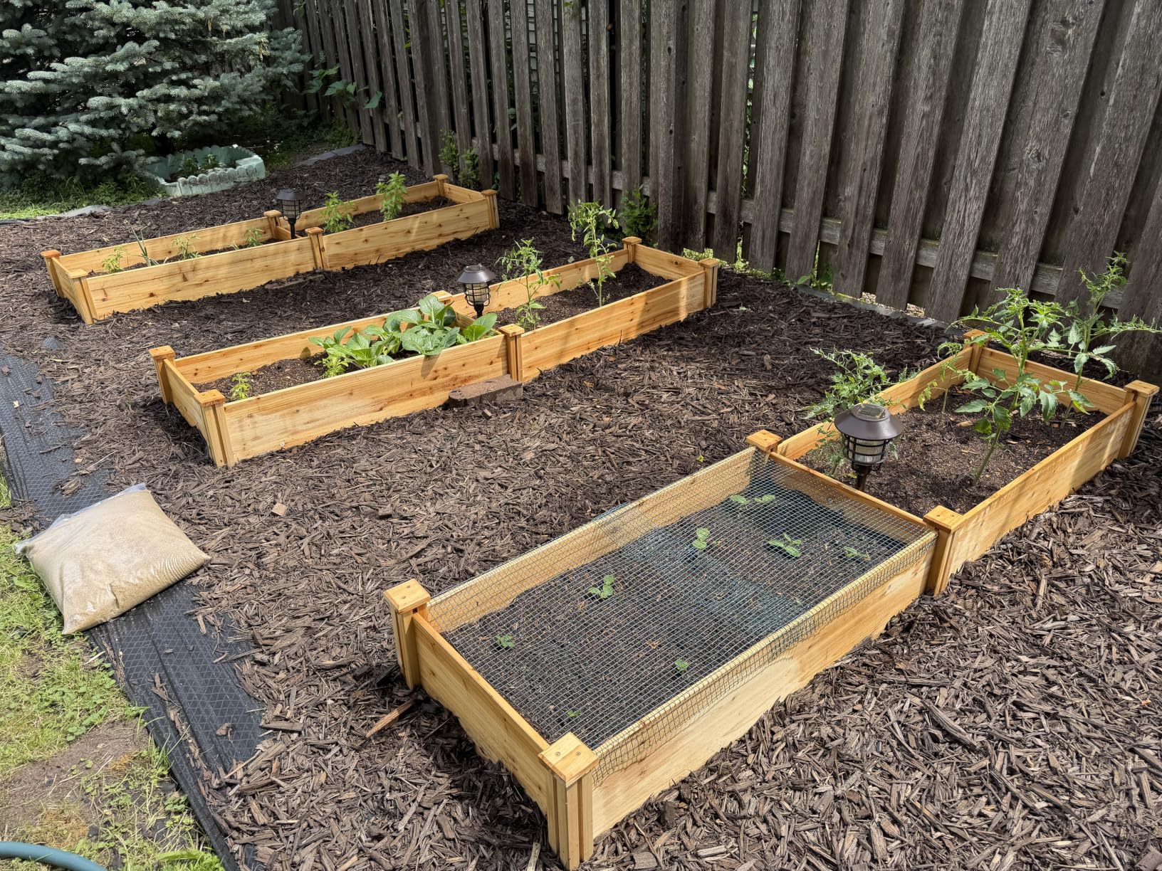 Yaheetech Raised Garden Bed Wooden Planter Box for Vegetables/Flowers, Wood customer photo 1