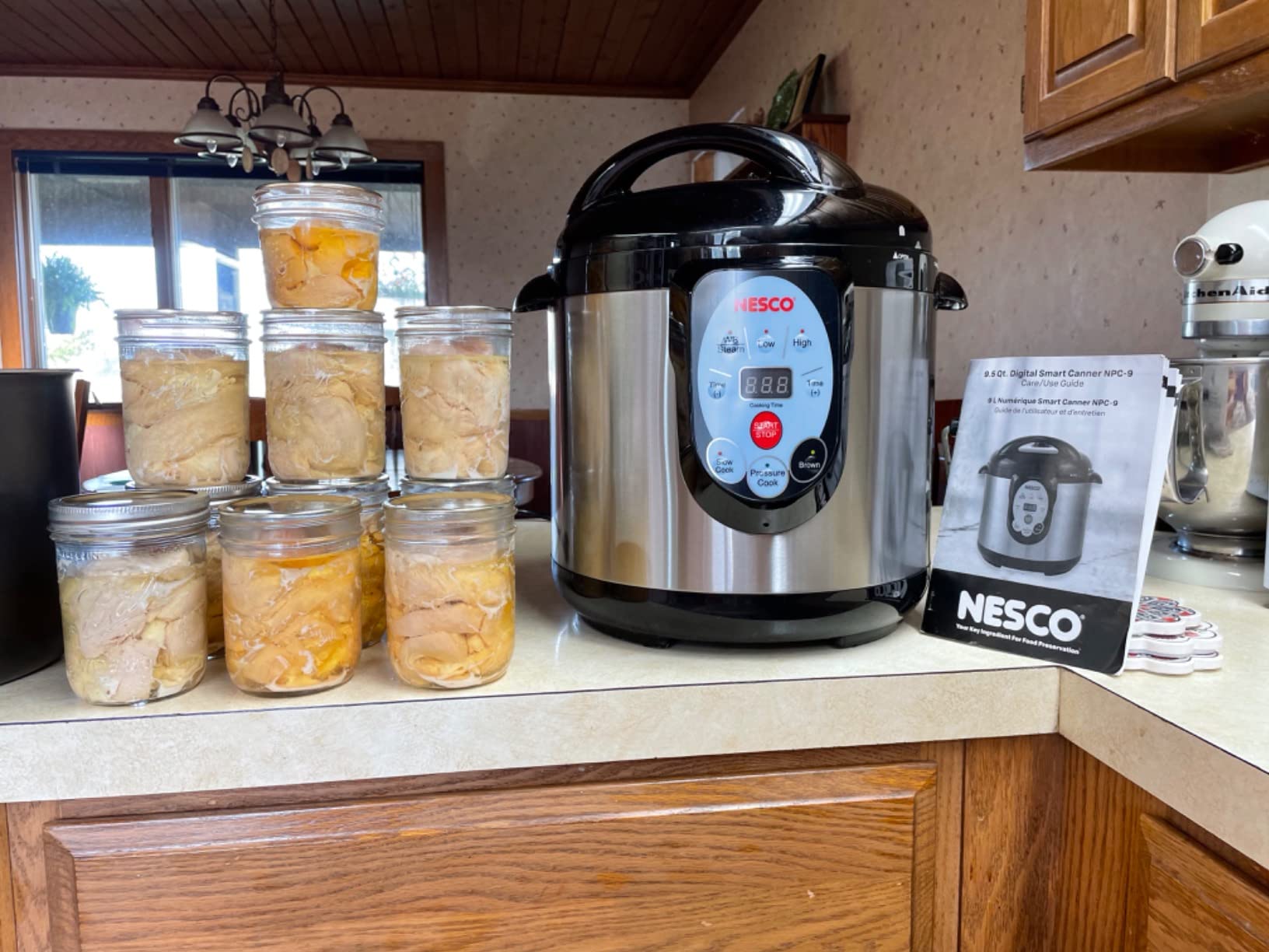 NESCO NPC-9 Smart Electric Pressure Canner and Cooker for Home Food Preservation, 9.5-Quart Stainless Steel with Digital Controls customer photo 1