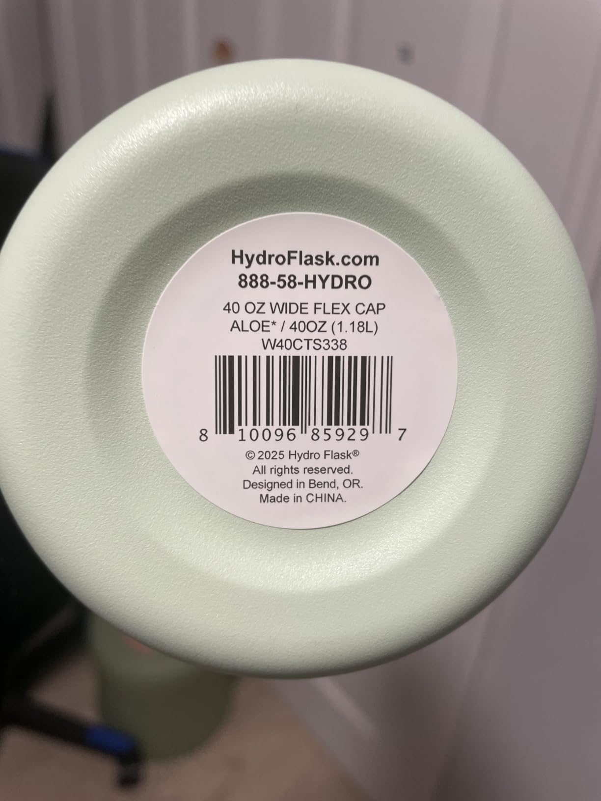 Hydro Flask Water Bottle - Insulated Stainless Steel - Wide Mouth Flex Lid, Non Spill, Leakproof and Refillable in 40 Oz customer photo 2