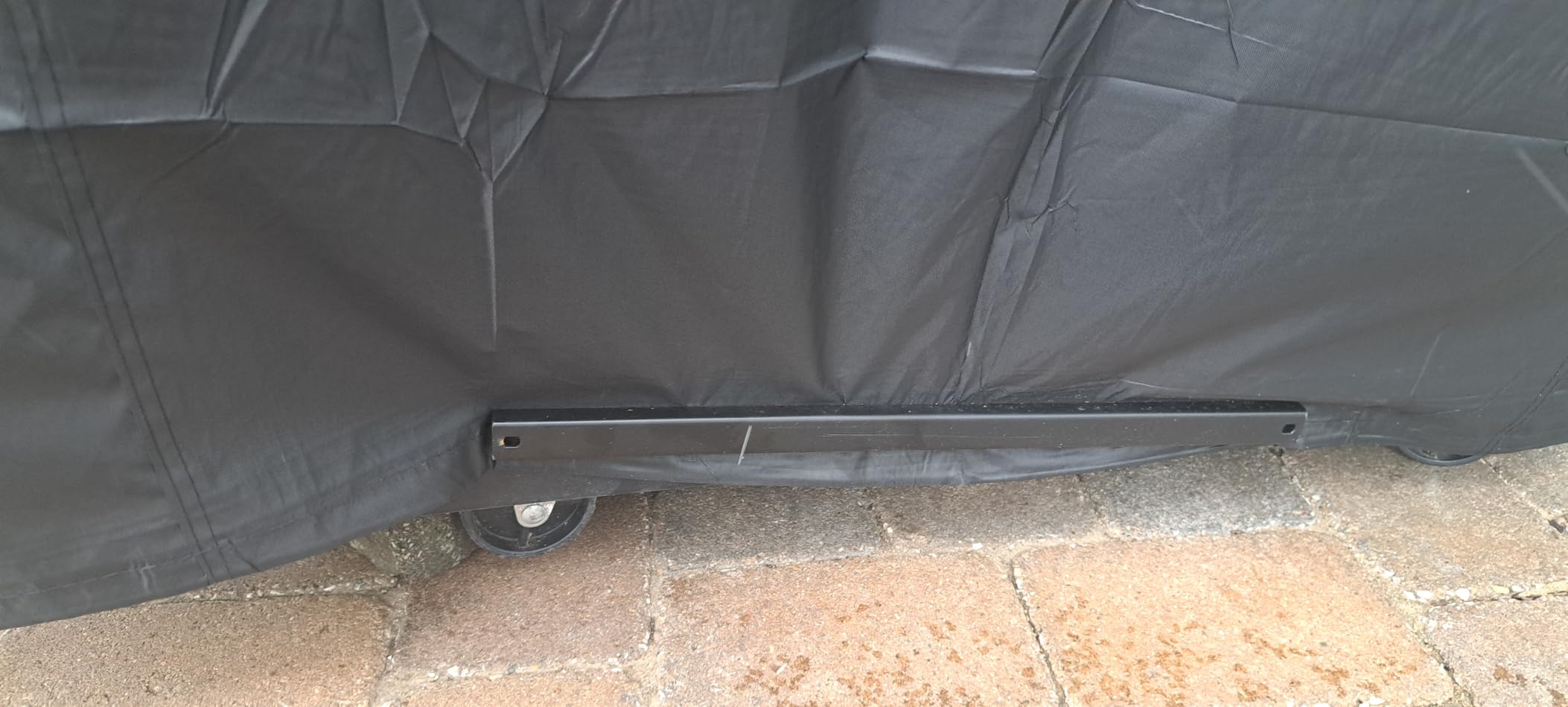 i COVER Grill Cover, 58 inch BBQ Grill Cover for Outdoor Grill, Anti-UV & Fade Resistant Gas Grill Cover, Waterproof Barbecue Grill Covers for Weber, Char-Broil, Nexgrill and More, Black customer photo 1