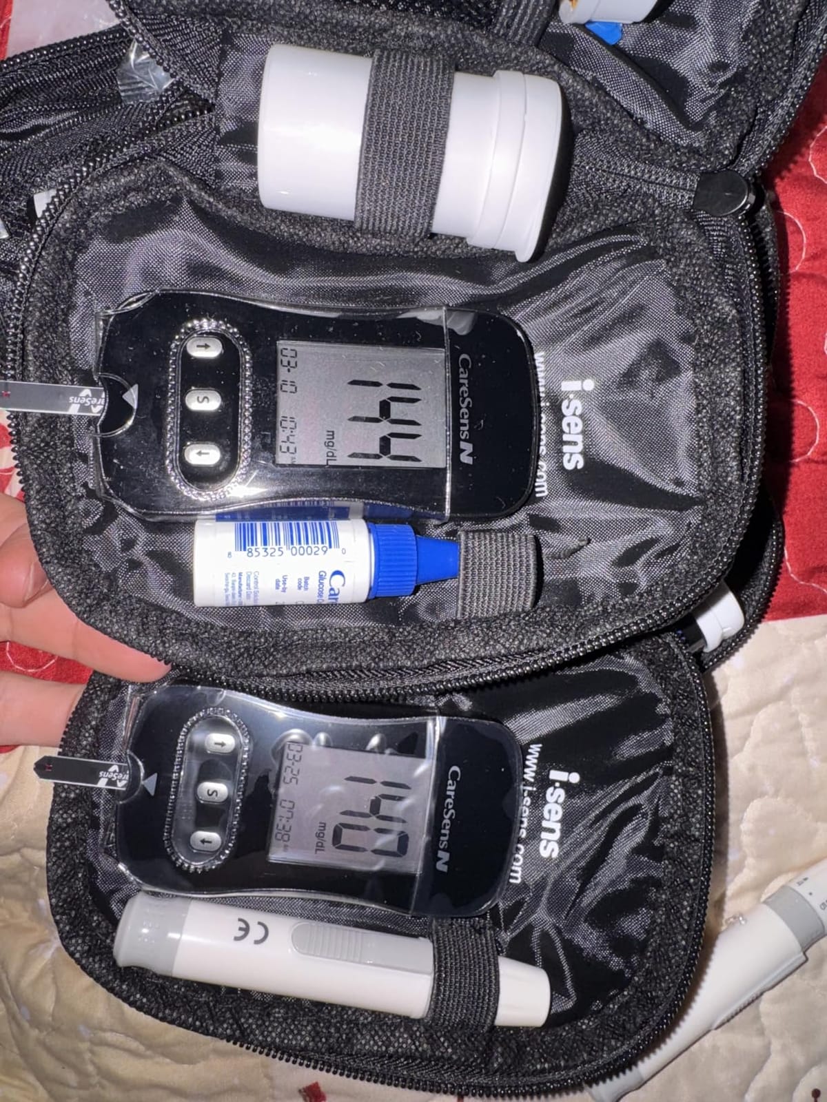 CareSens N Blood Glucose Monitor Kit with 100 Blood Sugar Test Strips, 100 Lancets, 1 Blood Glucose Meter, 1 Lancing Device, 1 Control Solution, Travel Case for Diabetes Testing for Personal Use customer photo 1