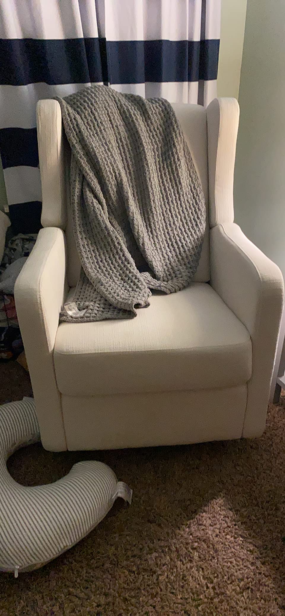 Carter's by DaVinci Arlo Recliner, Cozy Cream | Glider Recliner Nursery Chair w/ 360° Swivel - GREENGUARD Gold & FSC Certified Glider Rocking Chair customer photo 1
