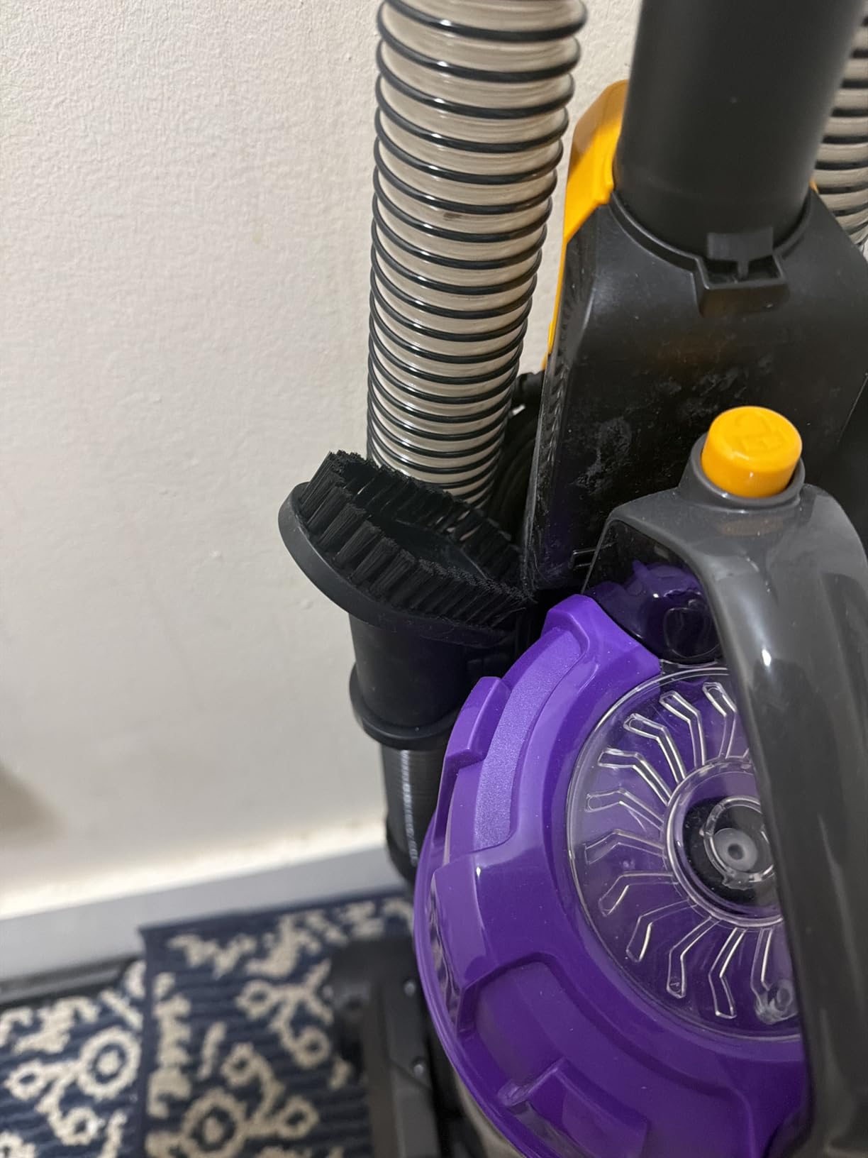 Eureka NEU182B PowerSpeed Bagless Upright Vacuum Cleaner, Purple | Upright Vacuum, 5-Height Brush Roll Adjust, 12.6