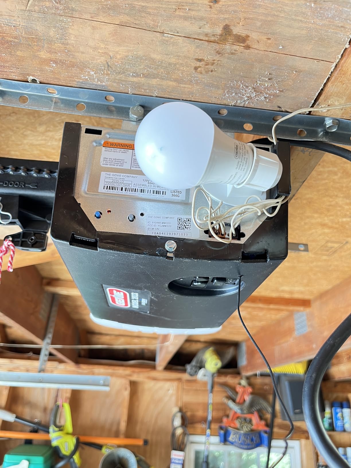 Genie Chain Glide Connect Essentials Smart Garage Door Opener, 2033-LO customer photo 2