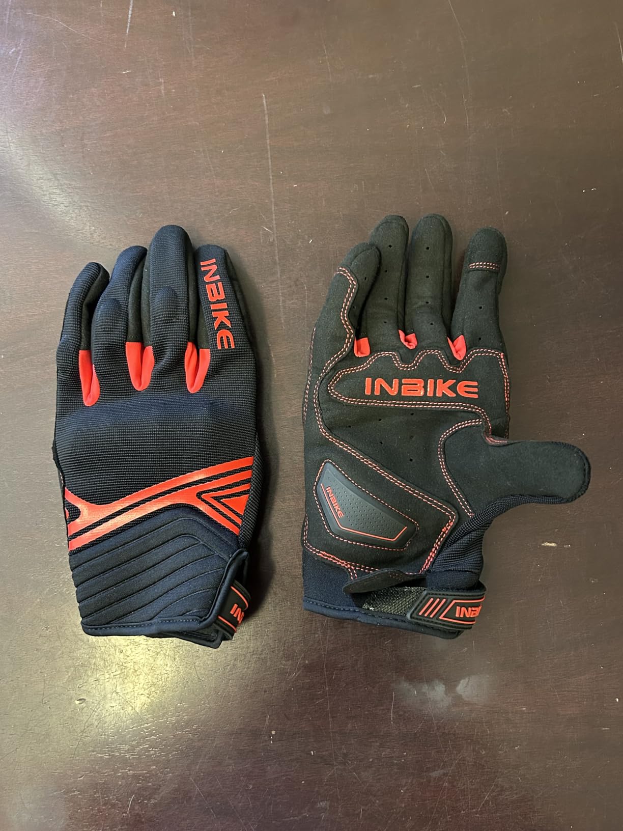 INBIKE Motorcycle Gloves Breathable Mesh Touchscreen Hard Knuckles | Anti-Wear Polyester Microfiber, TPR Palm Grip, EUDE Foam Shock-Absorbing, Adjustable Strap, For Road Biking, Riding, Cycling customer photo 1