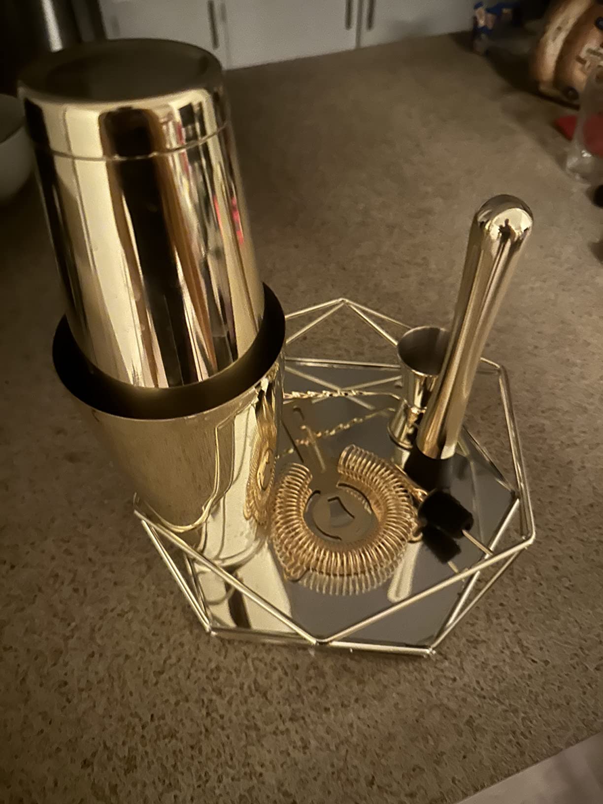 Barillio Boston Shaker Set - Stainless-Steel, Weighted, Martini Cocktail Shaker Set w/Strainer & Mixer customer photo 2