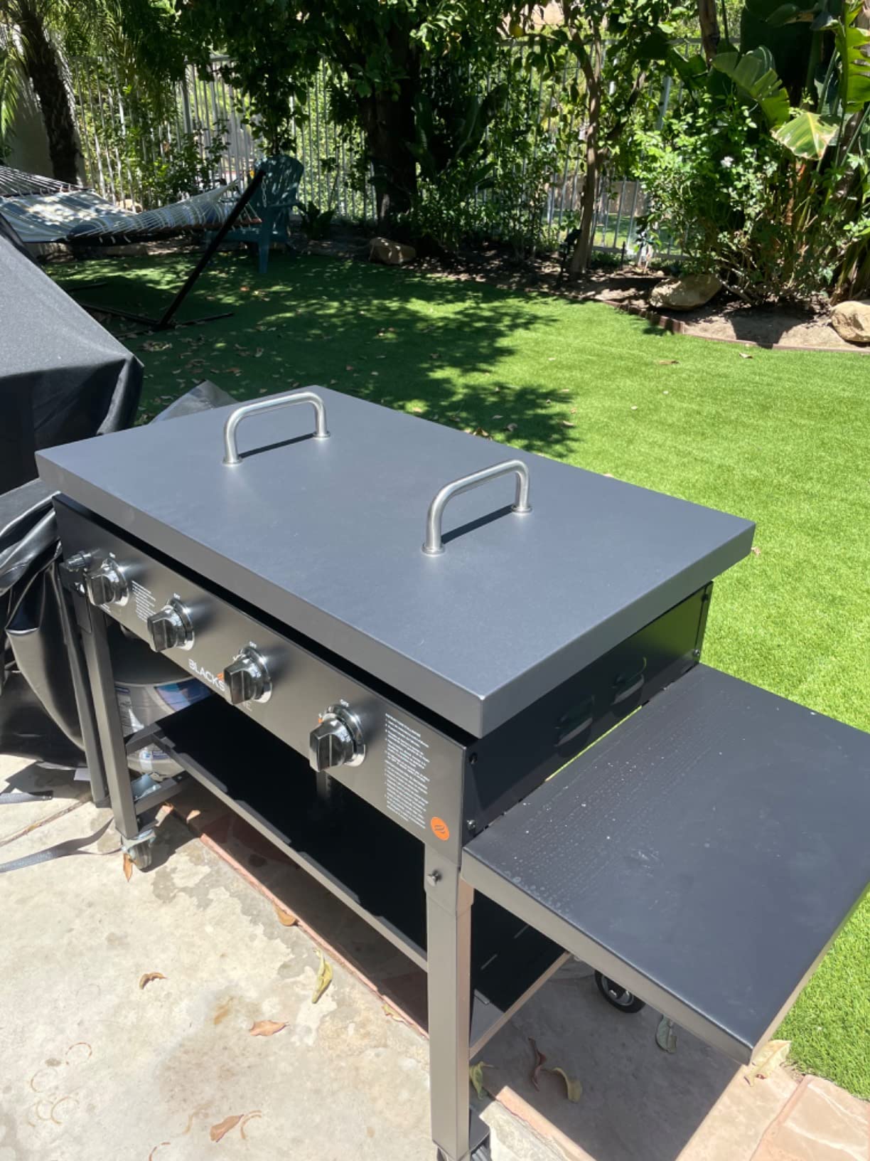 5003 Hard Top Lid Cover with Handle for Blackstone 28