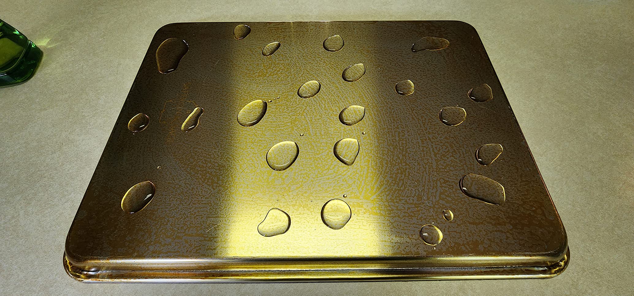 Commercial Quality Cookie Sheet and Rack - Aluminum Half Sheet Baking Pan and Stainless Steel Cooling Rack Set 13x18 Rust & Warp Resistant, Heavy Duty customer photo 1