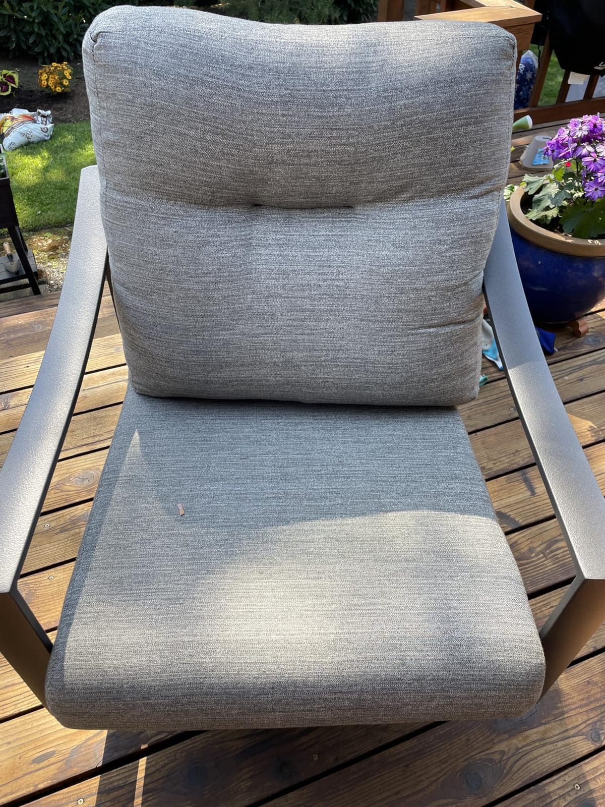ULTCOVER Waterproof Patio Chair Cover 2 Pack Outdoor Lounge Deep Seat Single Lawn Chair Covers 32W x 34D x 34H inches customer photo 1