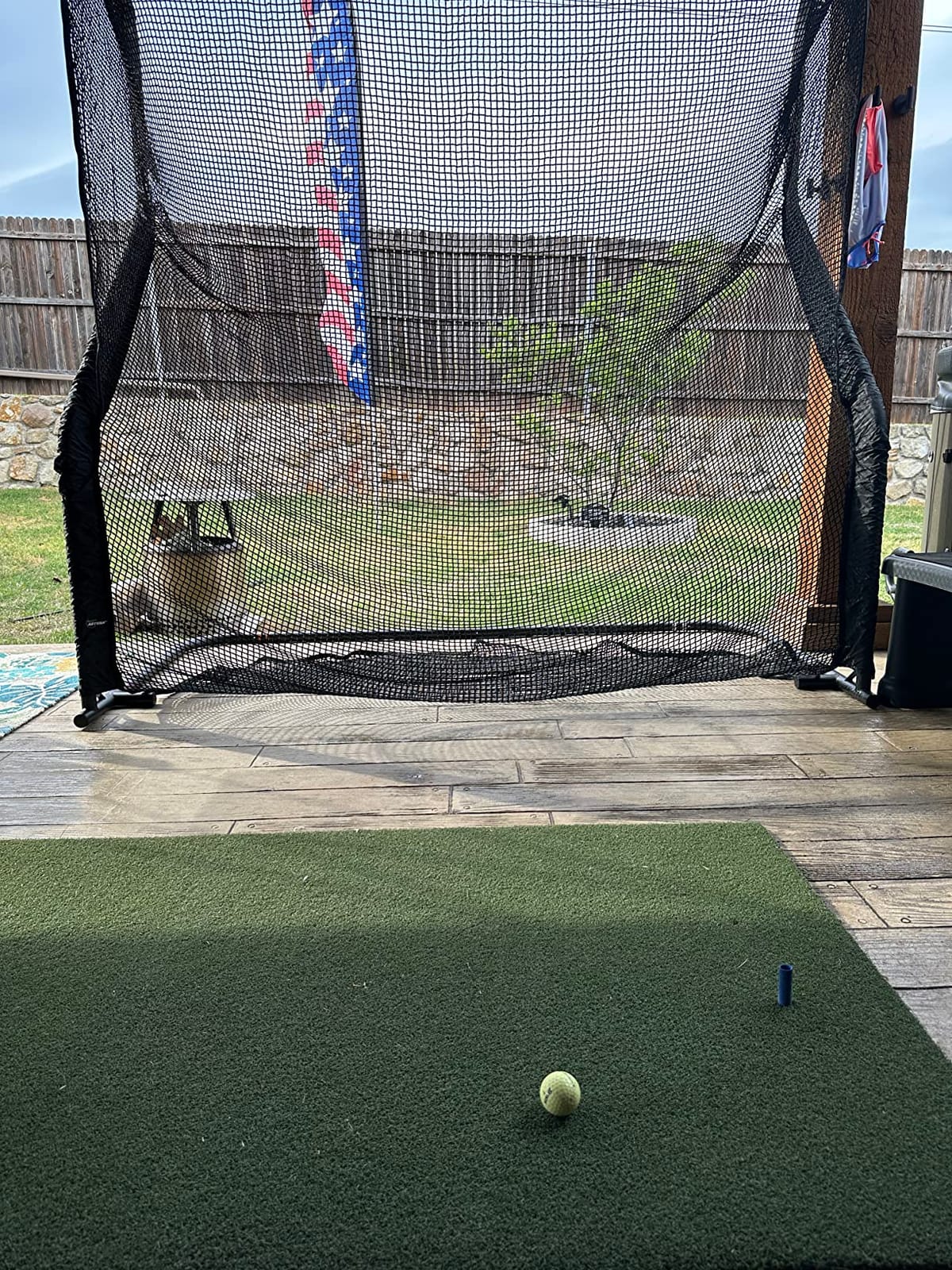 The Net Return Home/Pro Series Golf Net, Multi-Sport, 7x7 ft - 8x7.5 ft, Auto Ball Return, Portable for Indoor/Outdoor customer photo 2