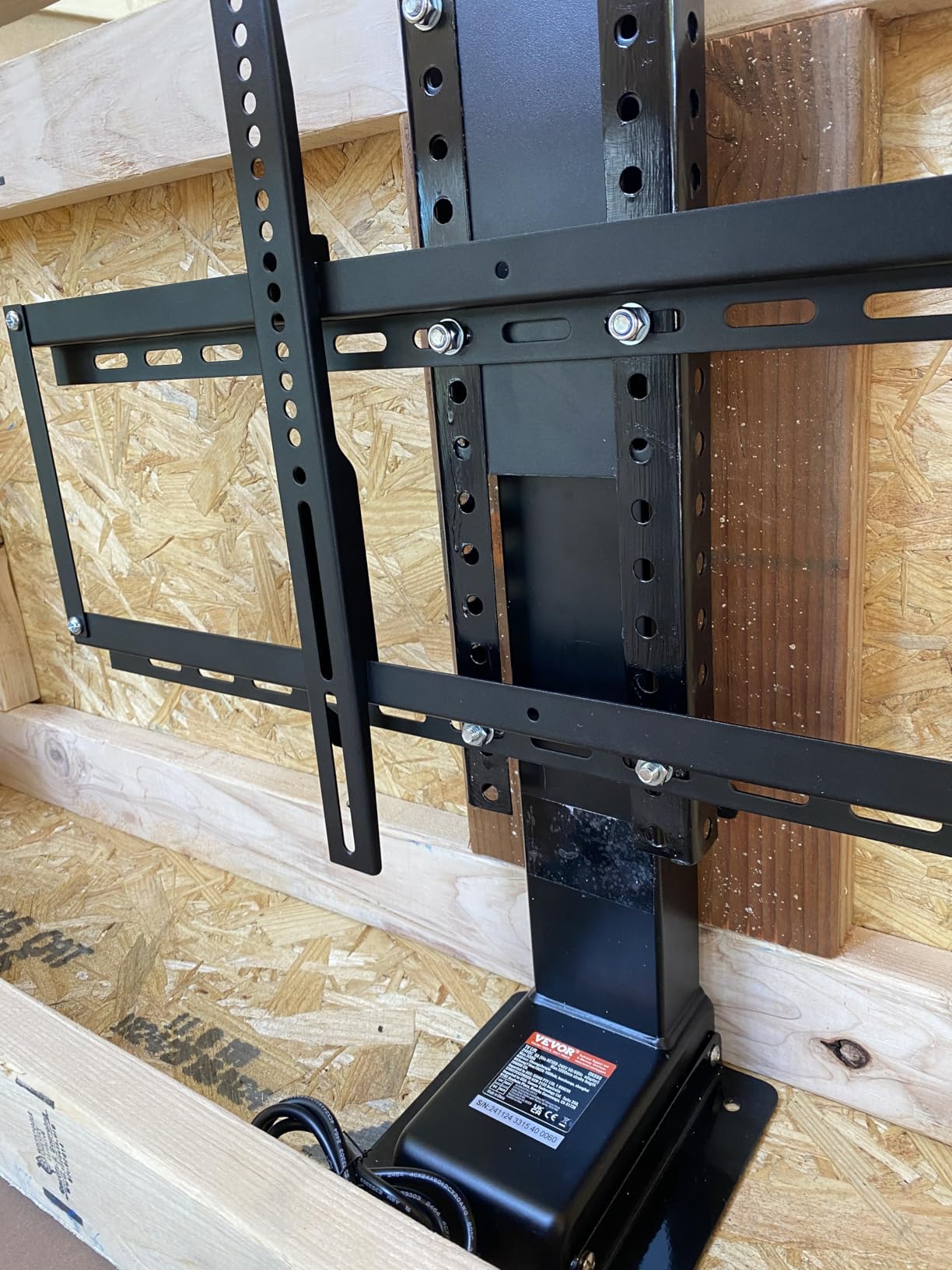 VEVOR Motorized TV Lift Stroke Length 39.4 Inches customer photo 2