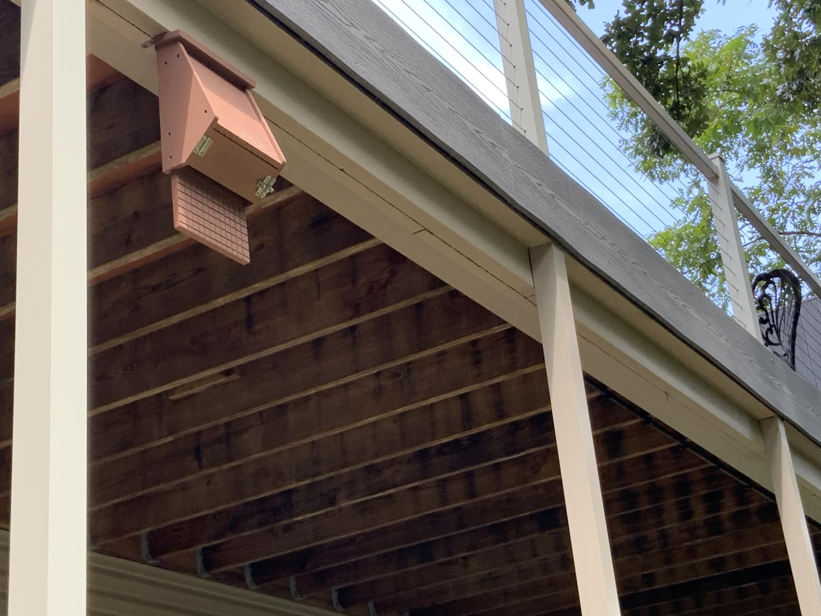 WHITEHORSE 4-Compartment Bat House - Premium Cedar Bat Box, MTBC Endorsed (Black) customer photo 1