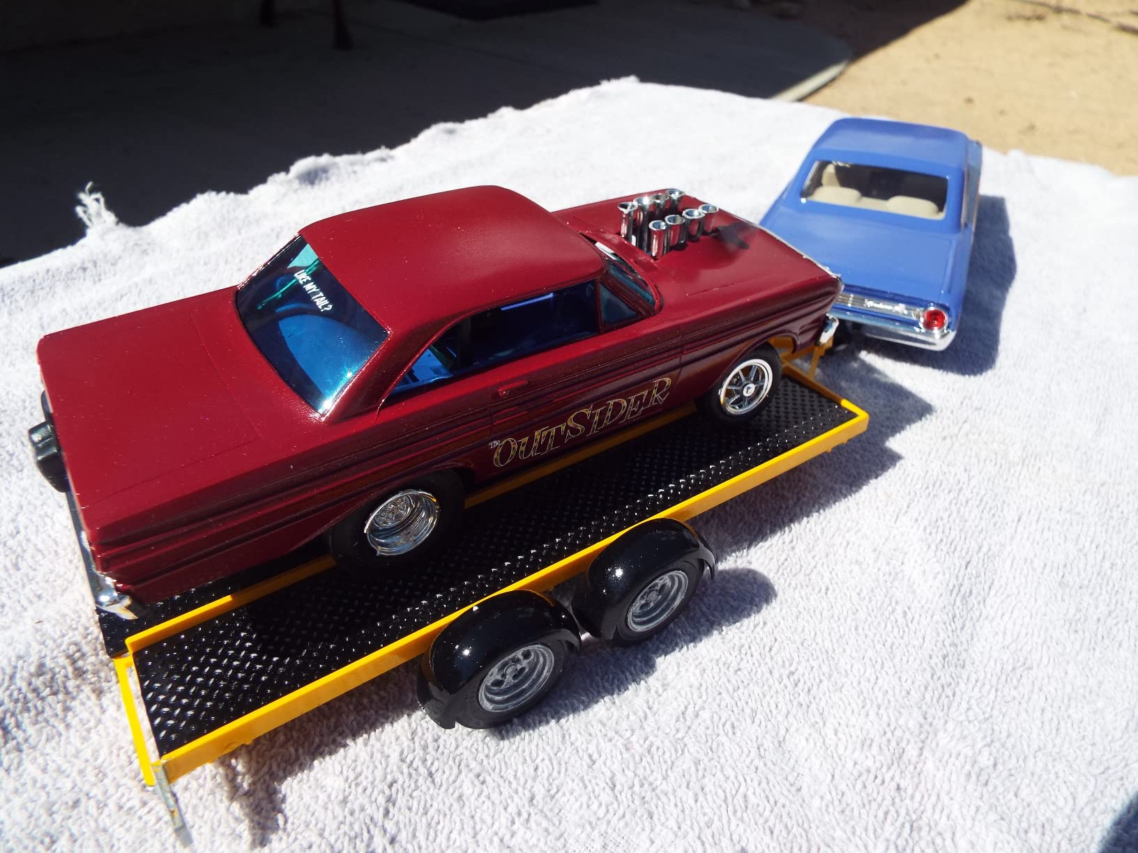 AMT Cal Drag Combo 1964 Galaxie, AWB Falcon & Trailer 1:25 Scale Model Kit customer photo 2