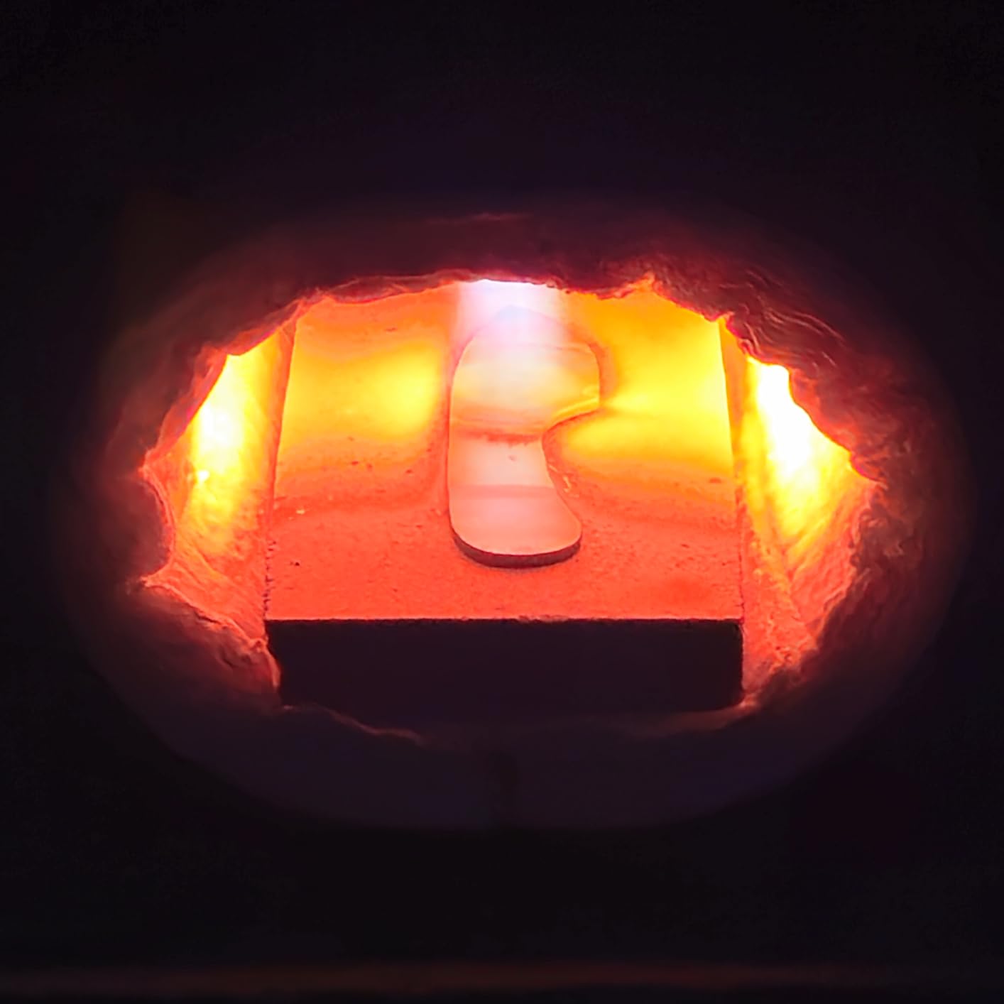 Single Burner Portable Metal Propane Forge - 2600F Rated, | Blacksmith Forge - Ideal for Knife Making & Heat Treatment customer photo 2