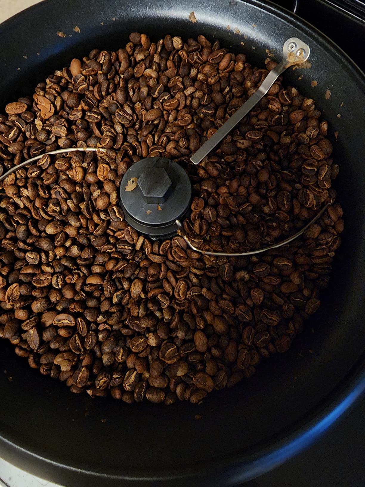 ANGELLOONG Coffee Roaster Machine, 110V 1200W Coffee Bean Roaster, 750g Home Roasting, 212-464F Temp Control, 0-60 Min Timer, Stirring, Glass Lid customer photo 2