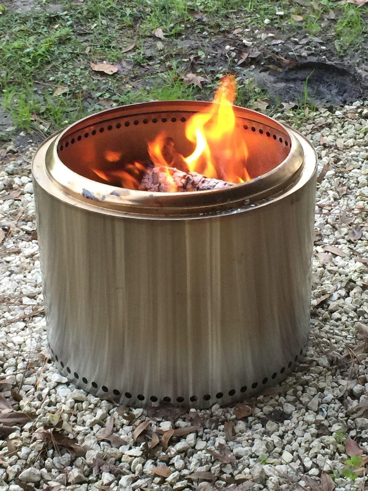 Solo Stove Yukon Stand - Durable 304 Stainless Steel, Heat-Resistant, Portable Elevated Fire Pit Accessory for Safe Use on Decks and Camping - Ideal for Smokeless Fire Pits and Outdoor Fireplaces customer photo 1