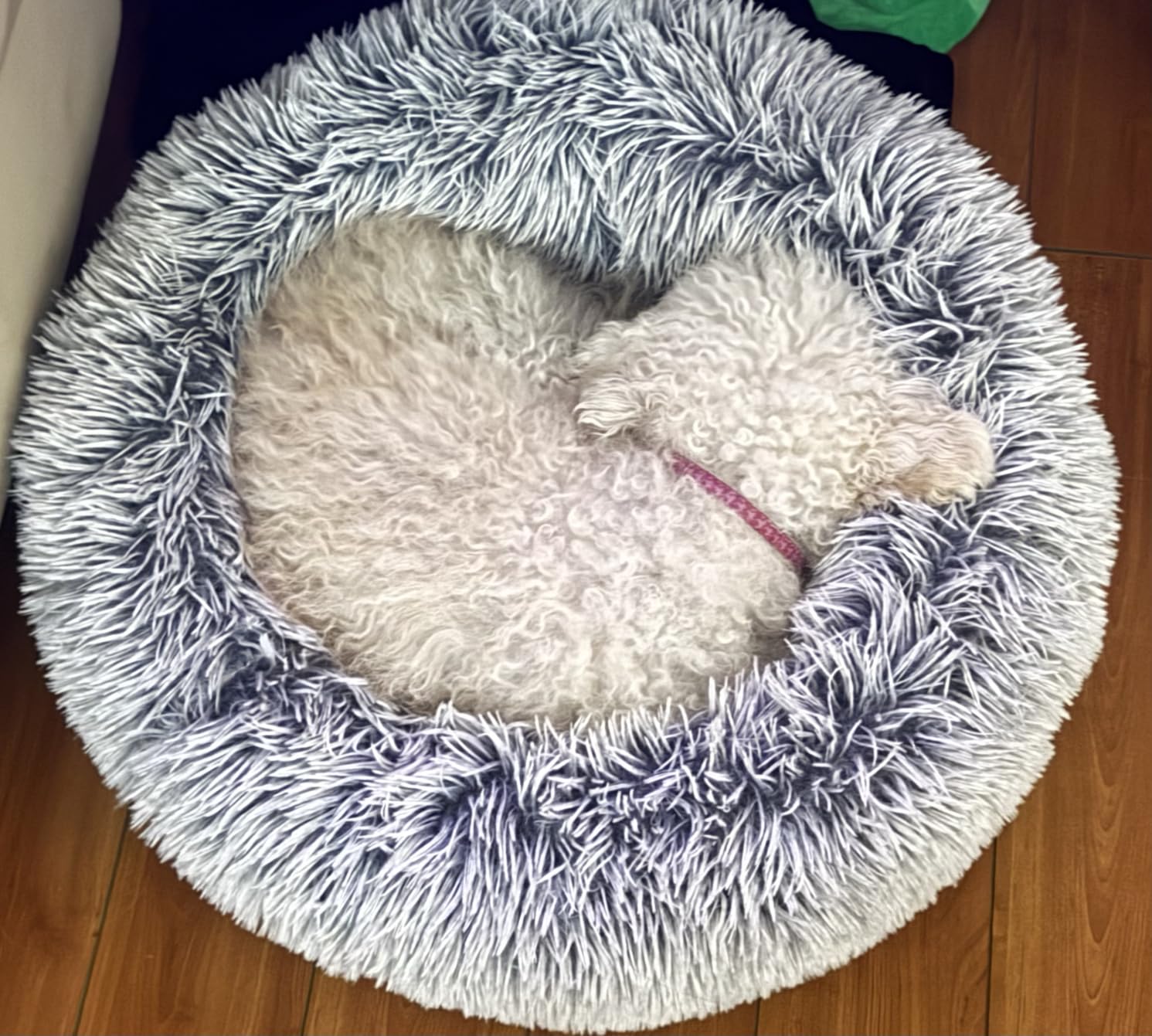 Western Home Calming Soft Round Dog & Cat Bed Small Dog Bed Washable, 20