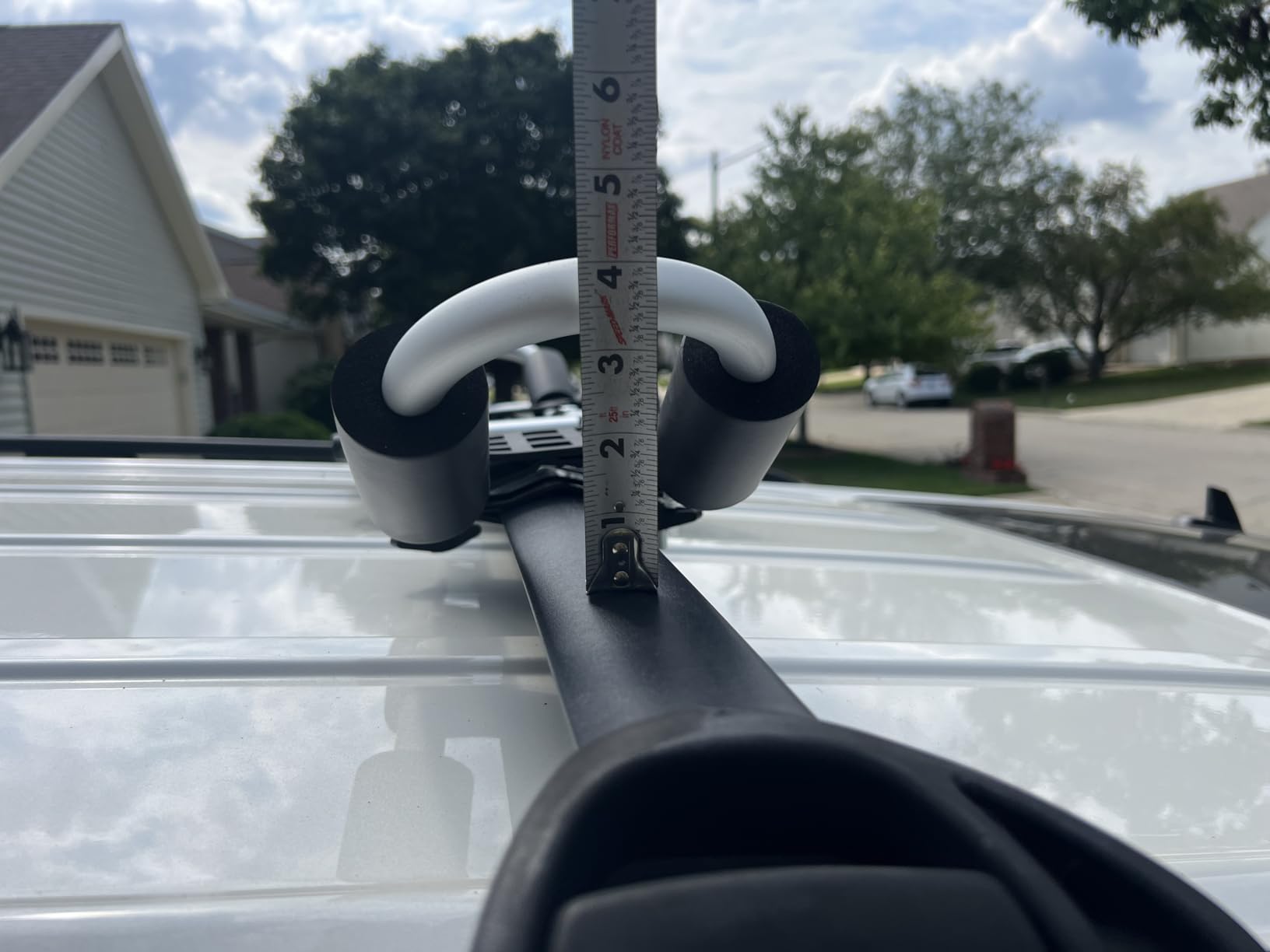 ARTIPOLY Kayak Roof Rack for 2 Kayaks, 4-in-1 Multifunction Bilateral Kayak & Canoe Car Racks J-Bar with Paddle Holder for Easy Mount Kayak/Surf/Ski/Canoe/SUP on SUV, Car and Truck Crossbar customer photo 2