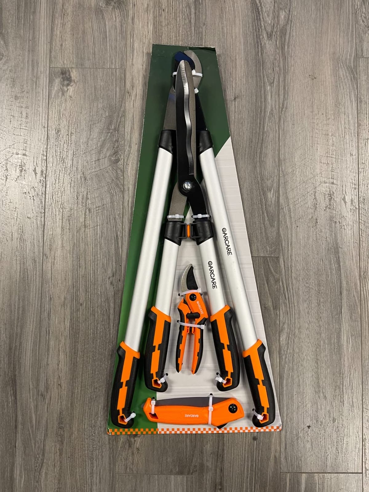 GARCARE Hedge Clippers Pruning Shears 4 in 1 Set Garden Pruning Tool Set | High Carbon Steel, Lopper, Folding Saw, Branch Cutter, Tree Pruner, Garden Scissors, Heavy Duty, Tree & Shrub Care Kit customer photo 2