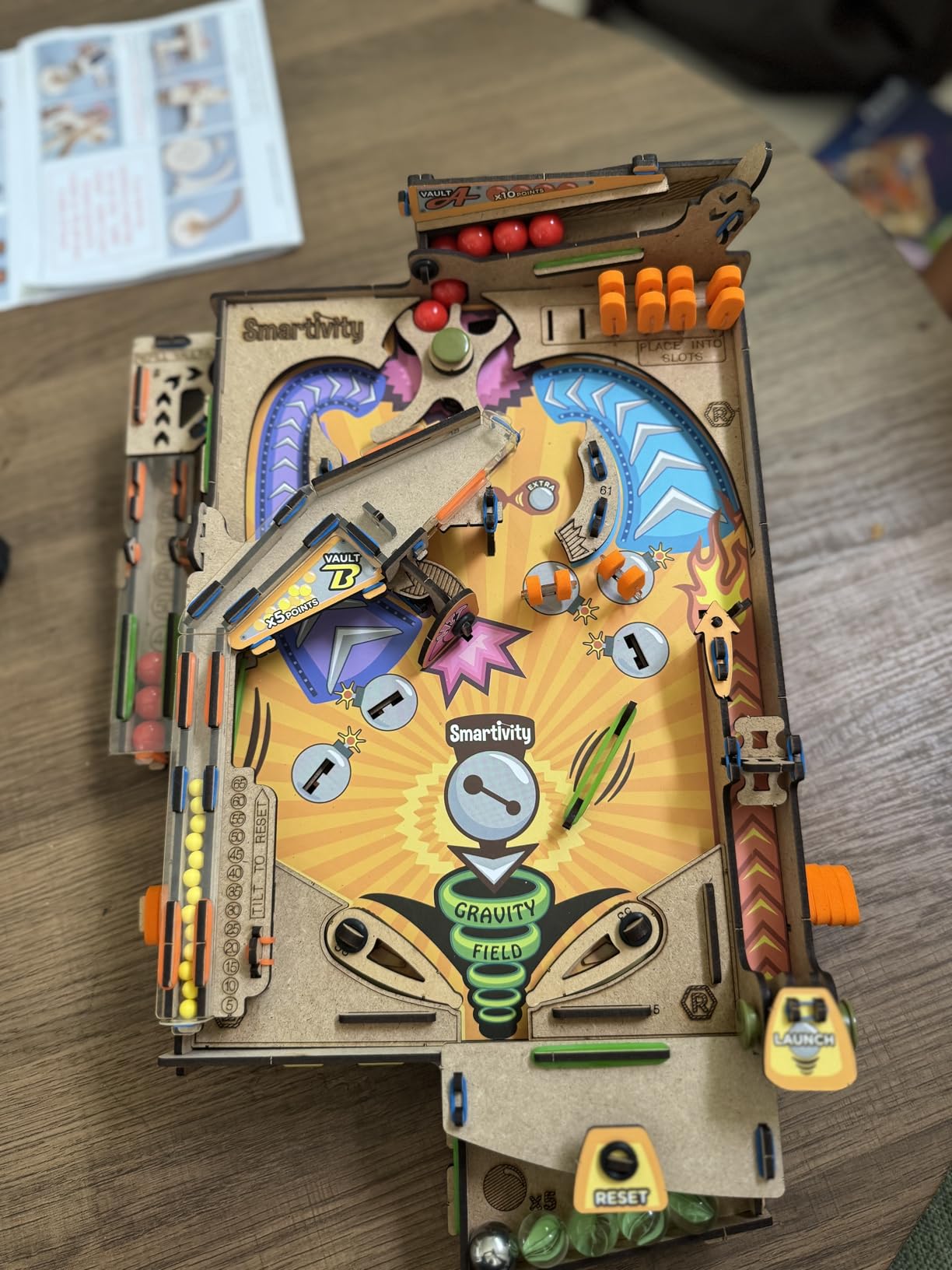 Smartivity DIY Pinball Machine for Kids 8-14 Years Old | Global Award Winning Arcade Game | Build Your Own Pinball I Birthday Gift for Smart Kids | STEM Toy for Boys & Girls customer photo 1