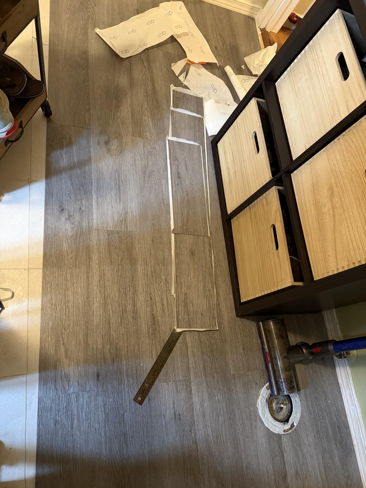Art3d 36-Pack Wood Texture Peel and Stick Vinyl Flooring Tiles, Brown Stone | 18 & 54 sq.ft Options, Rigid Surface Hard Core, Waterproof, Self-Adhesive, Impact Resistant, Fit Indoor Household Spaces customer photo 2