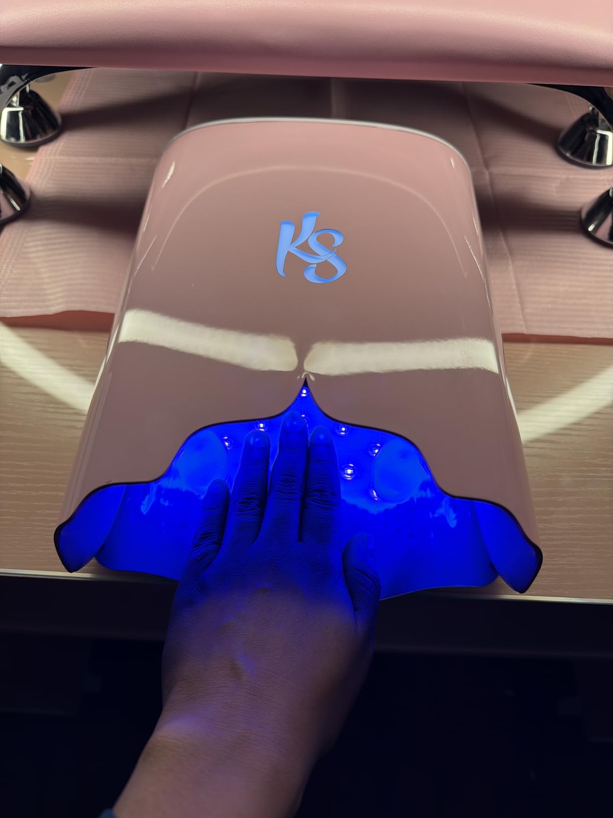 KIARA SKY Beyond Pro Vol. II - 48W Professional LED Nail Lamp, Cordless & Rechargeable with Automatic Sensor | Extended Battery Life for Gel Nail Polish | Blue customer photo 2