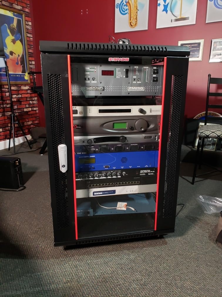 22U Wall Mount Server Rack Cabinet, 19