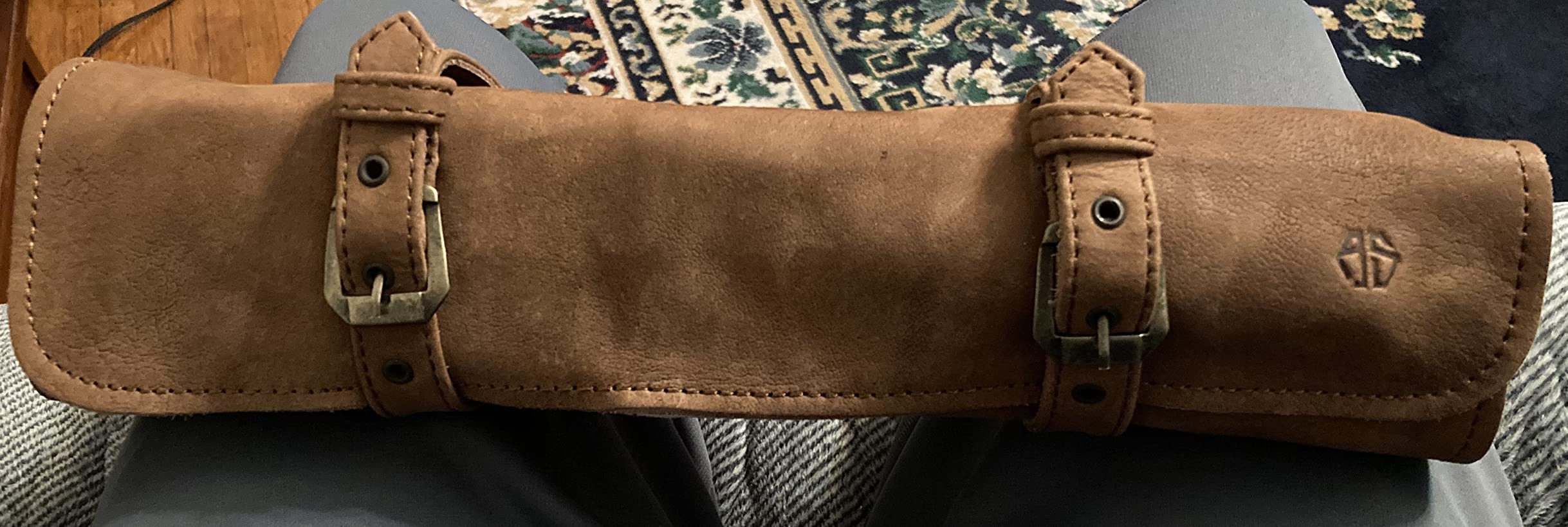 Knife Roll Bag Genuine Leather - Chef's knife bag 7 slots - Leather Knife Case Sam customer photo 1